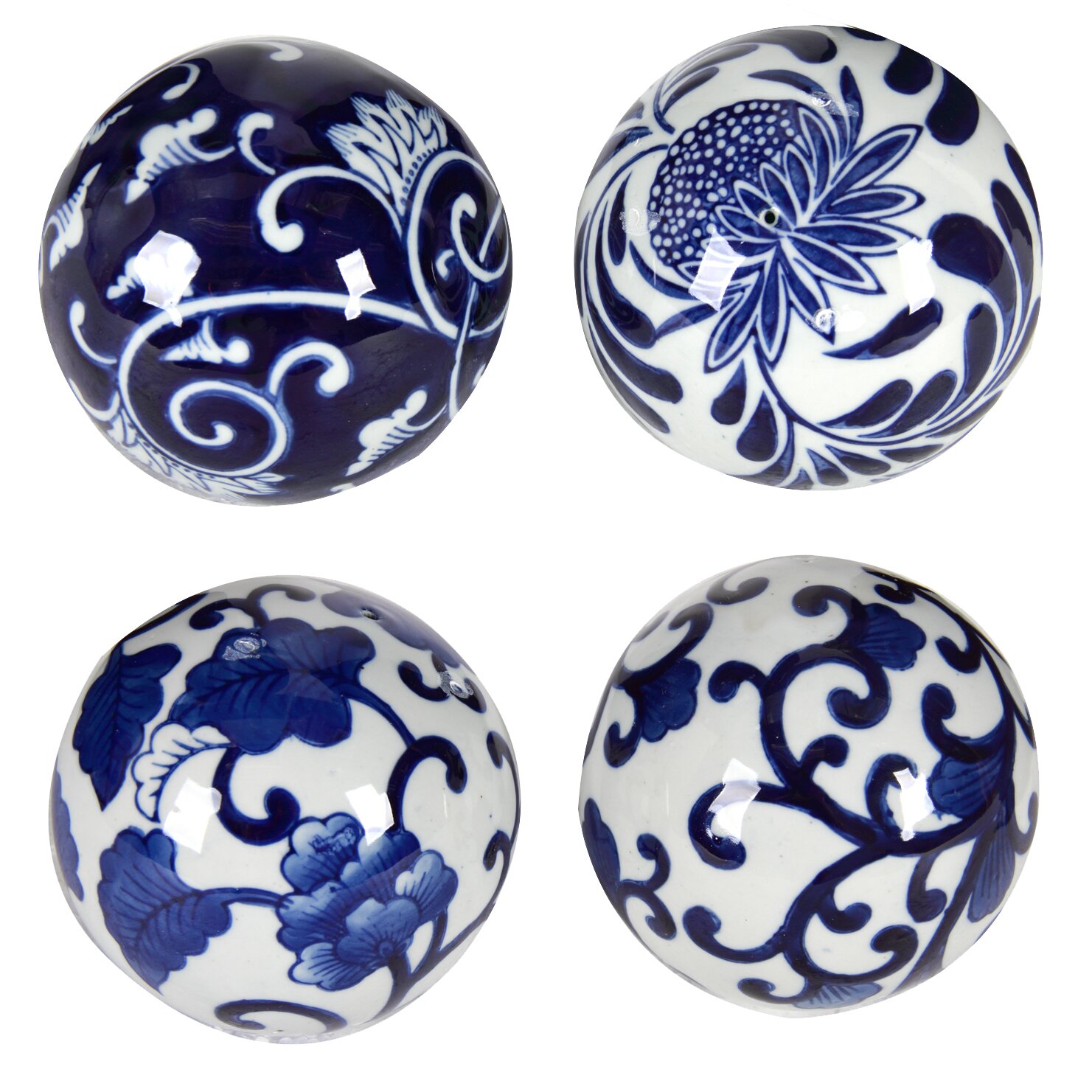 A&B Home Decorative Ceramic Ball & Reviews | Wayfair