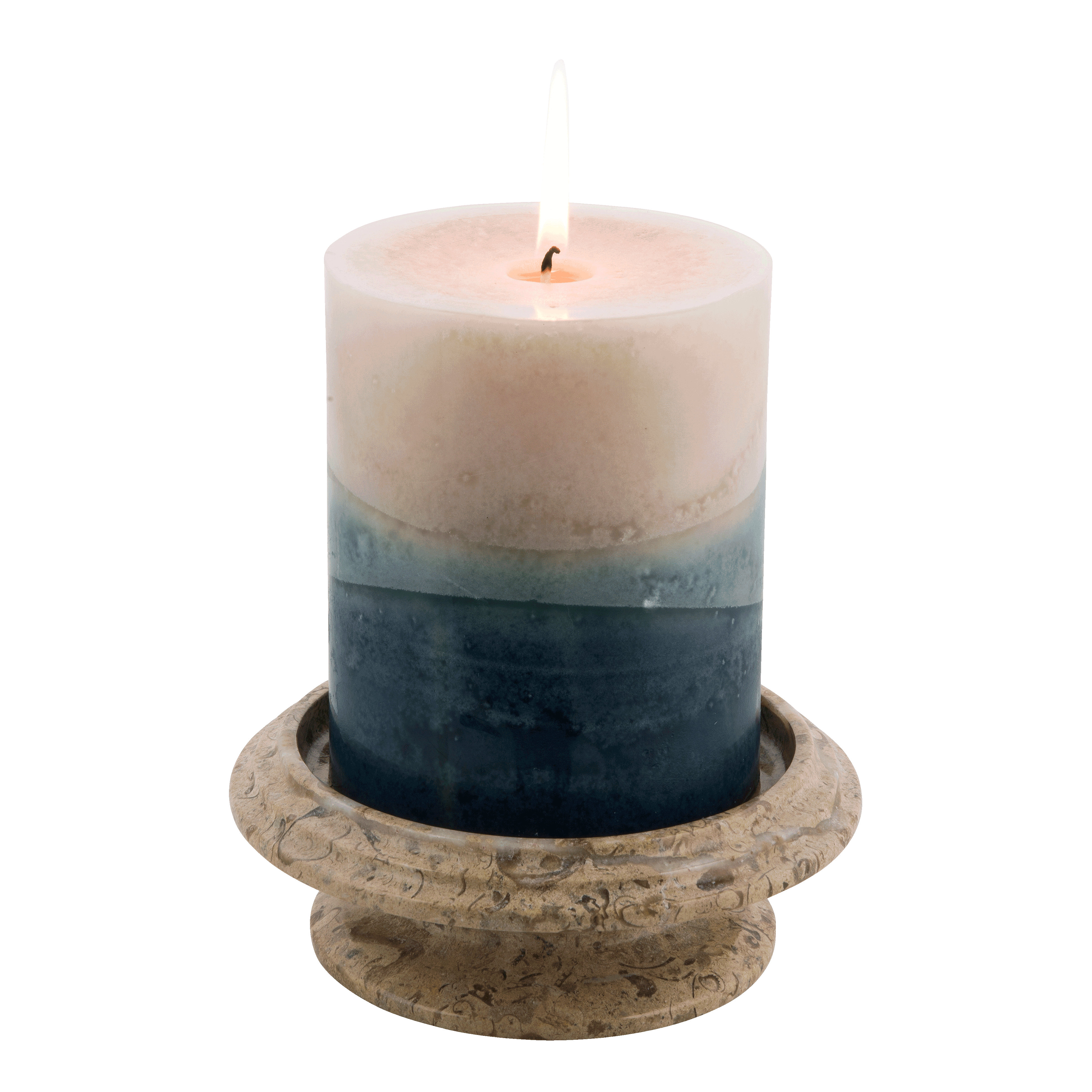 Marble Products International Cameo Marble Tray Candle Holder & Reviews