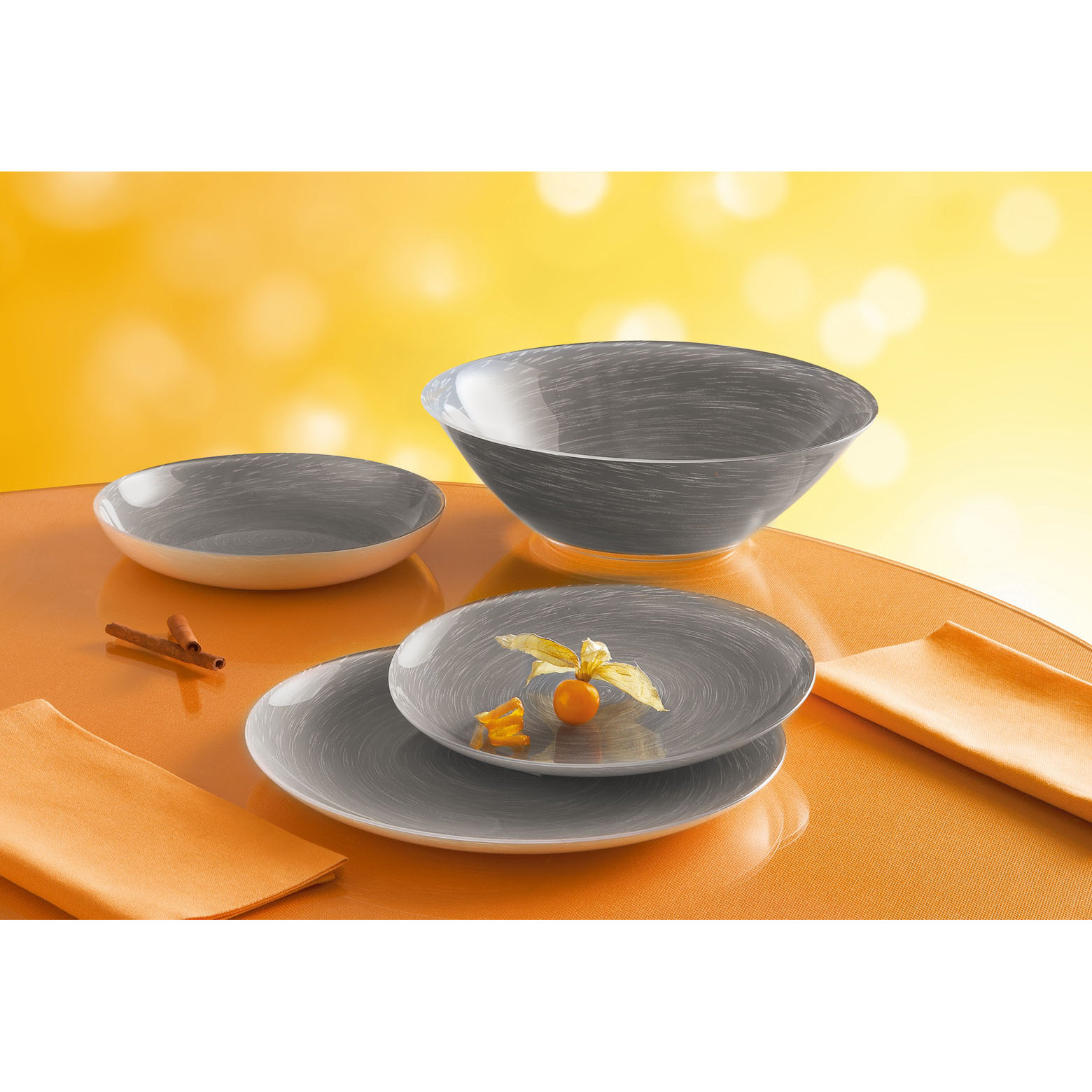 Luminarc Stonemania 19 Piece Dinnerware Set & Reviews Wayfair UK