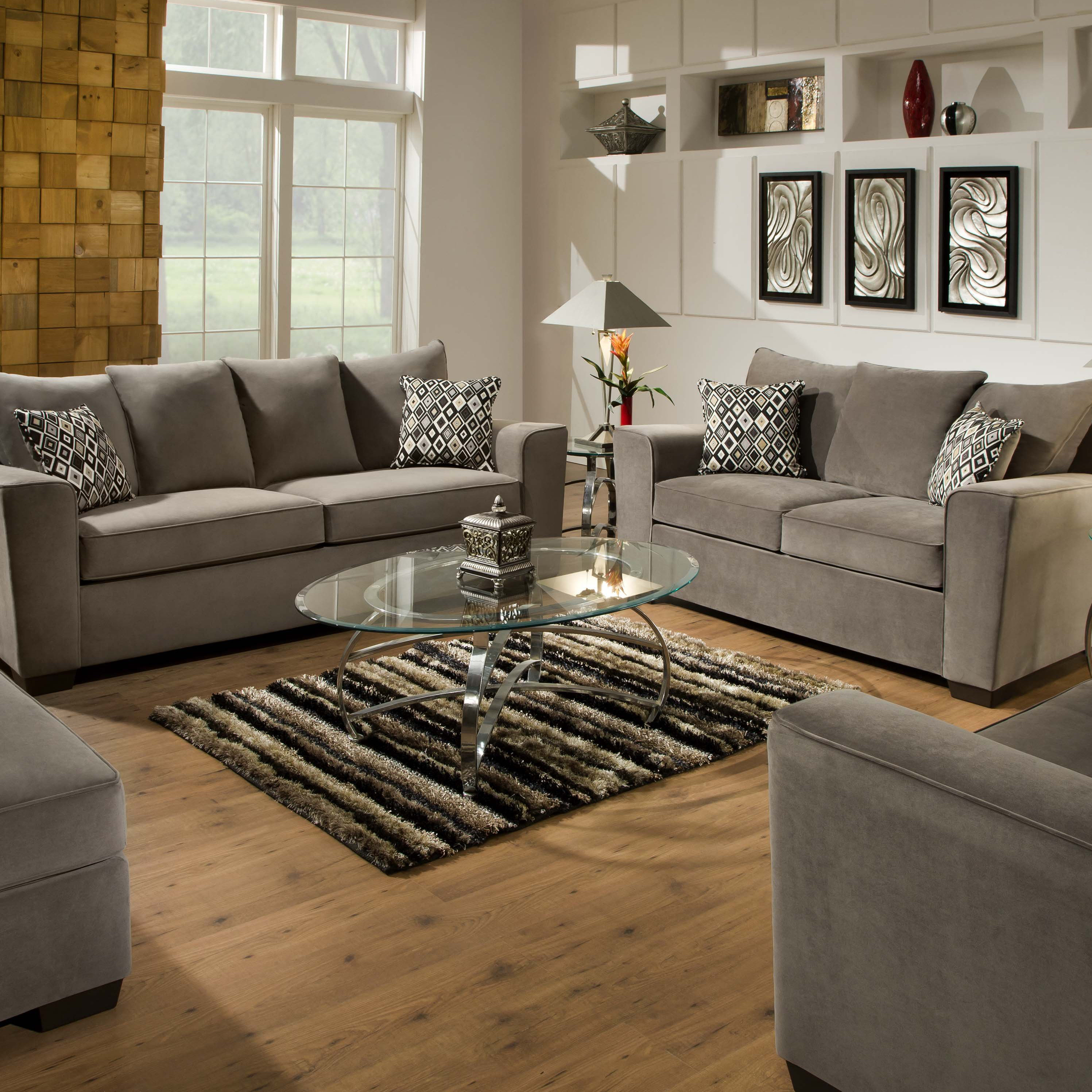 Simmons Upholstery Roxanne Sleeper Living Room Collection & Reviews