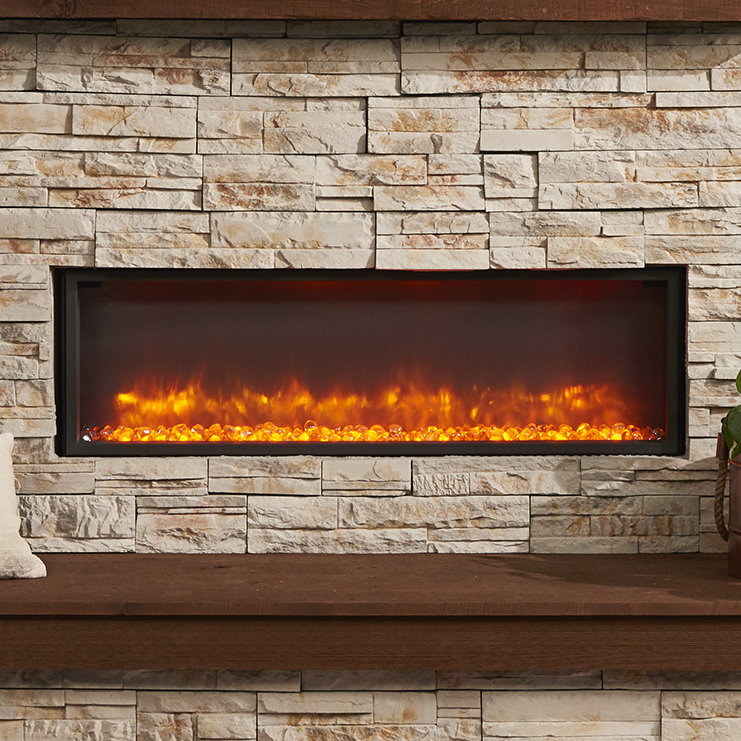 Gallery Linear Built in Electric Fireplace Insert Wayfair