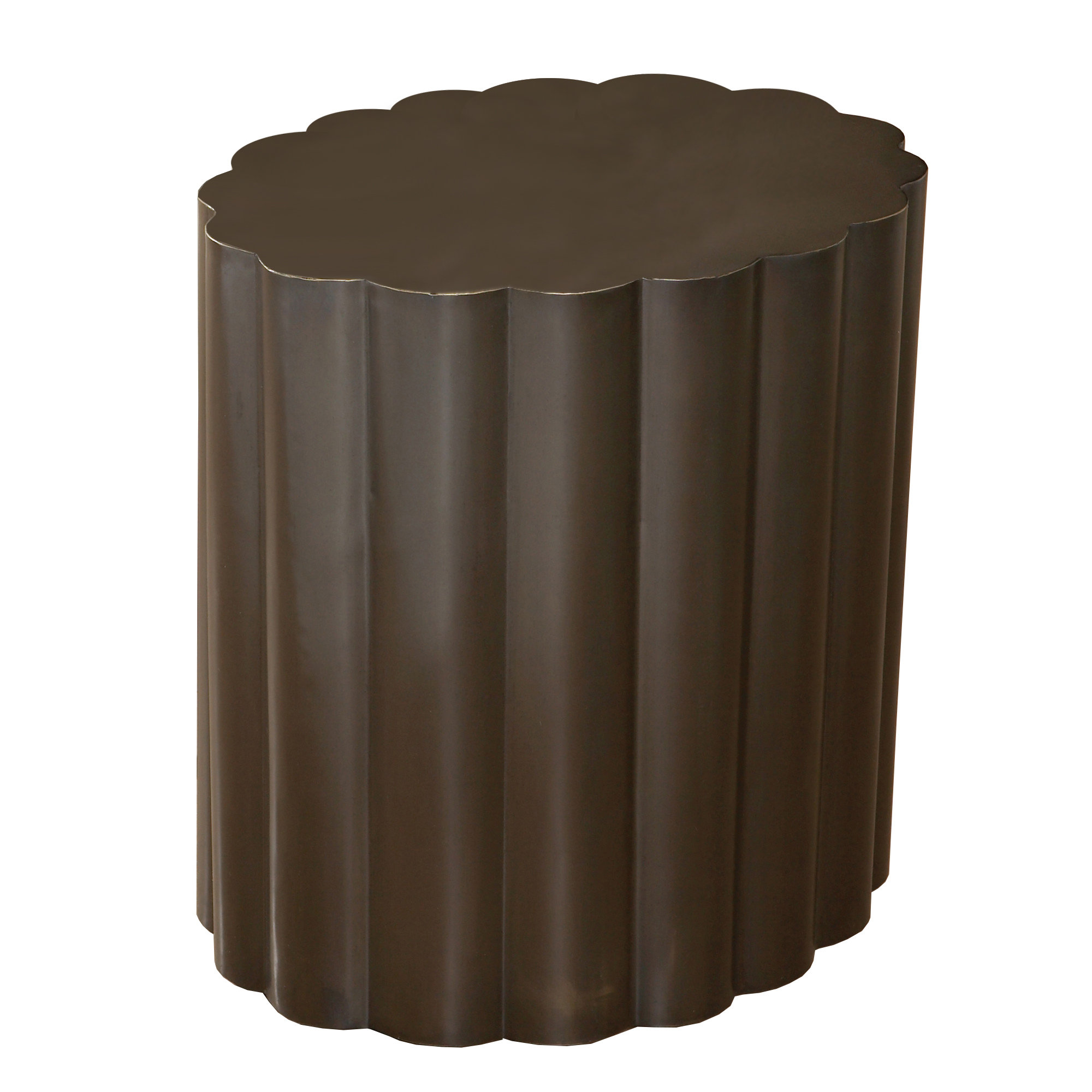 Scalloped Side Table Wayfair