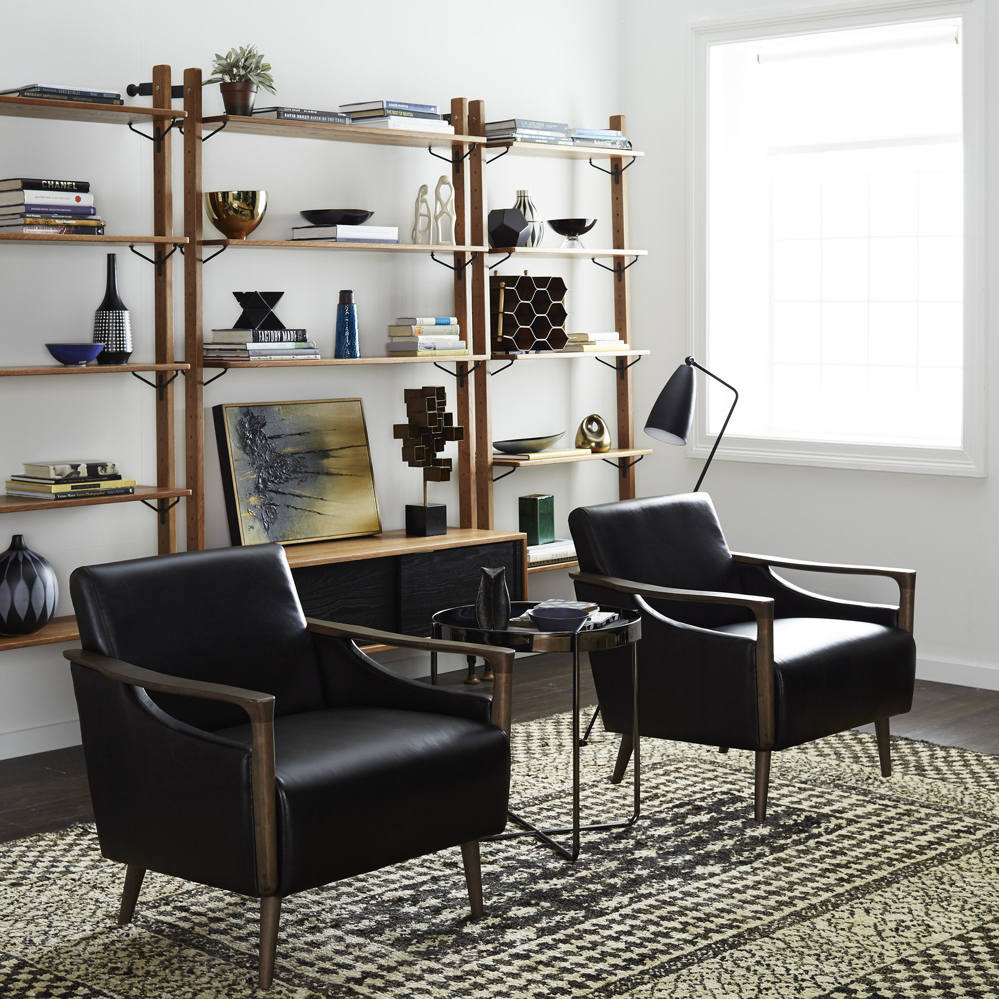 DwellStudio Vaughn Leather Arm Chair & Reviews Wayfair