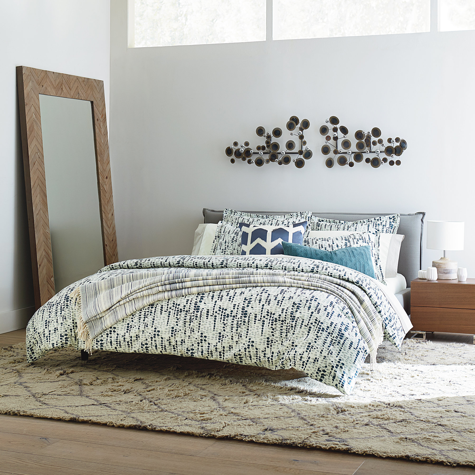 French Seam Platform Bed Wayfair