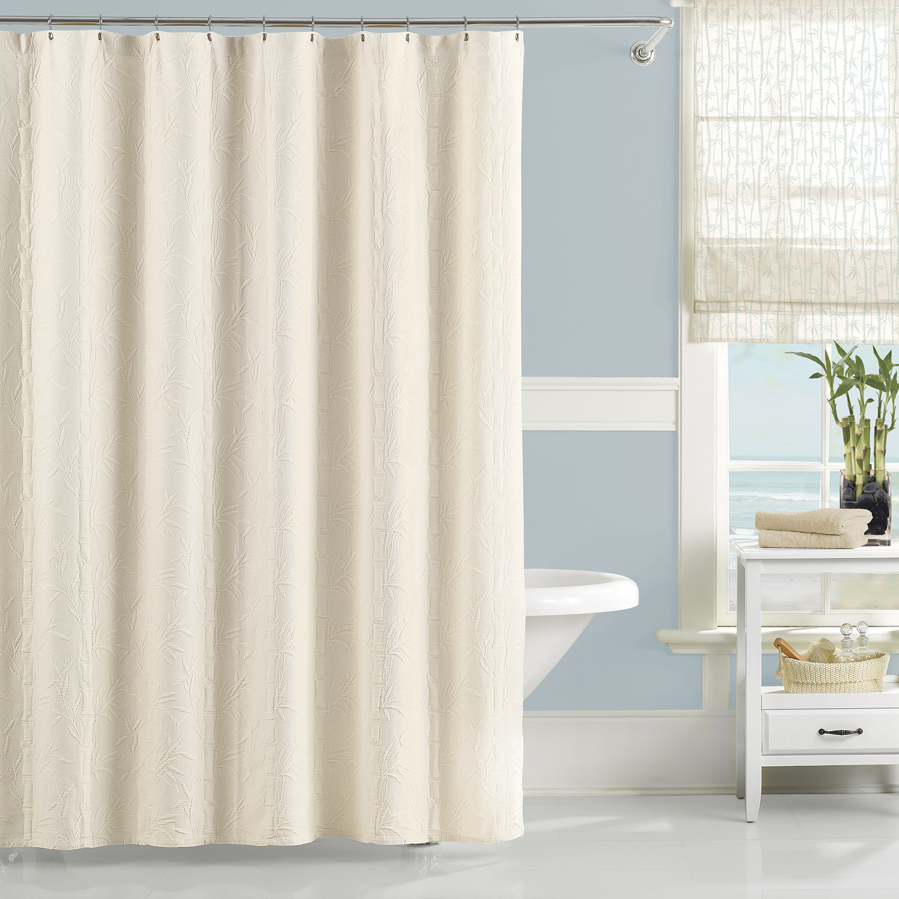 Nepal Cotton Shower Curtain Wayfair