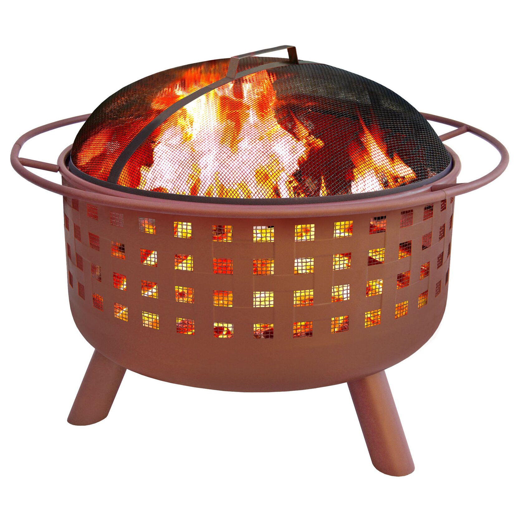 Landmann City Lights Memphis Wood Burning Fire Pit ...