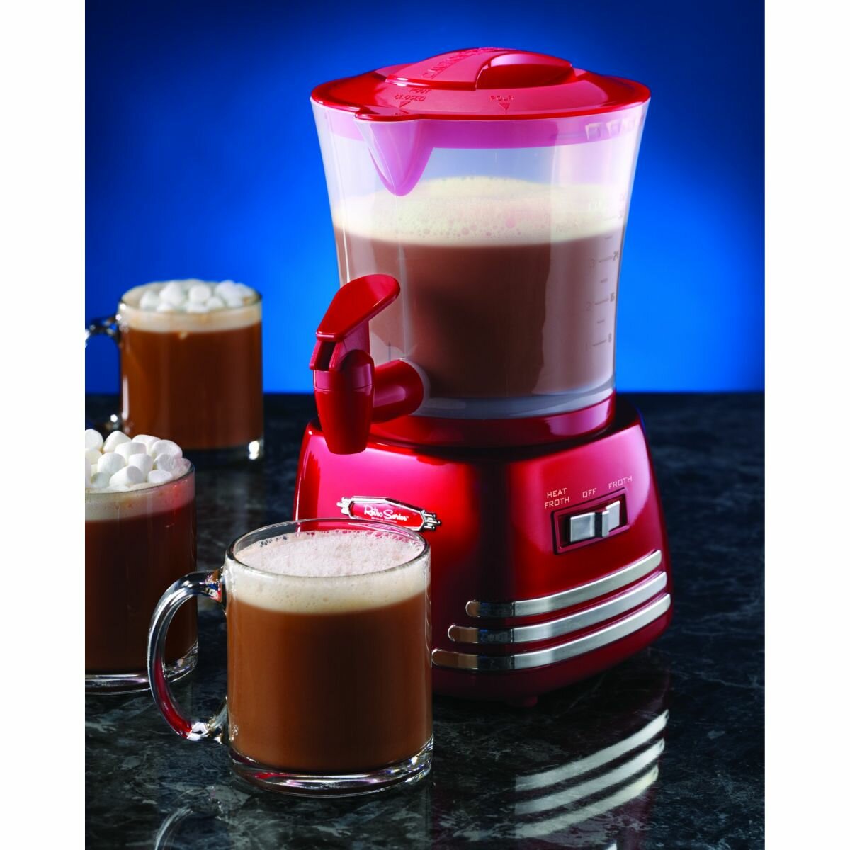 Retro Series Hot Chocolate Maker Wayfair   Nostalgia Electrics Retro Series Hot Chocolate Maker HCM700RETRORED 