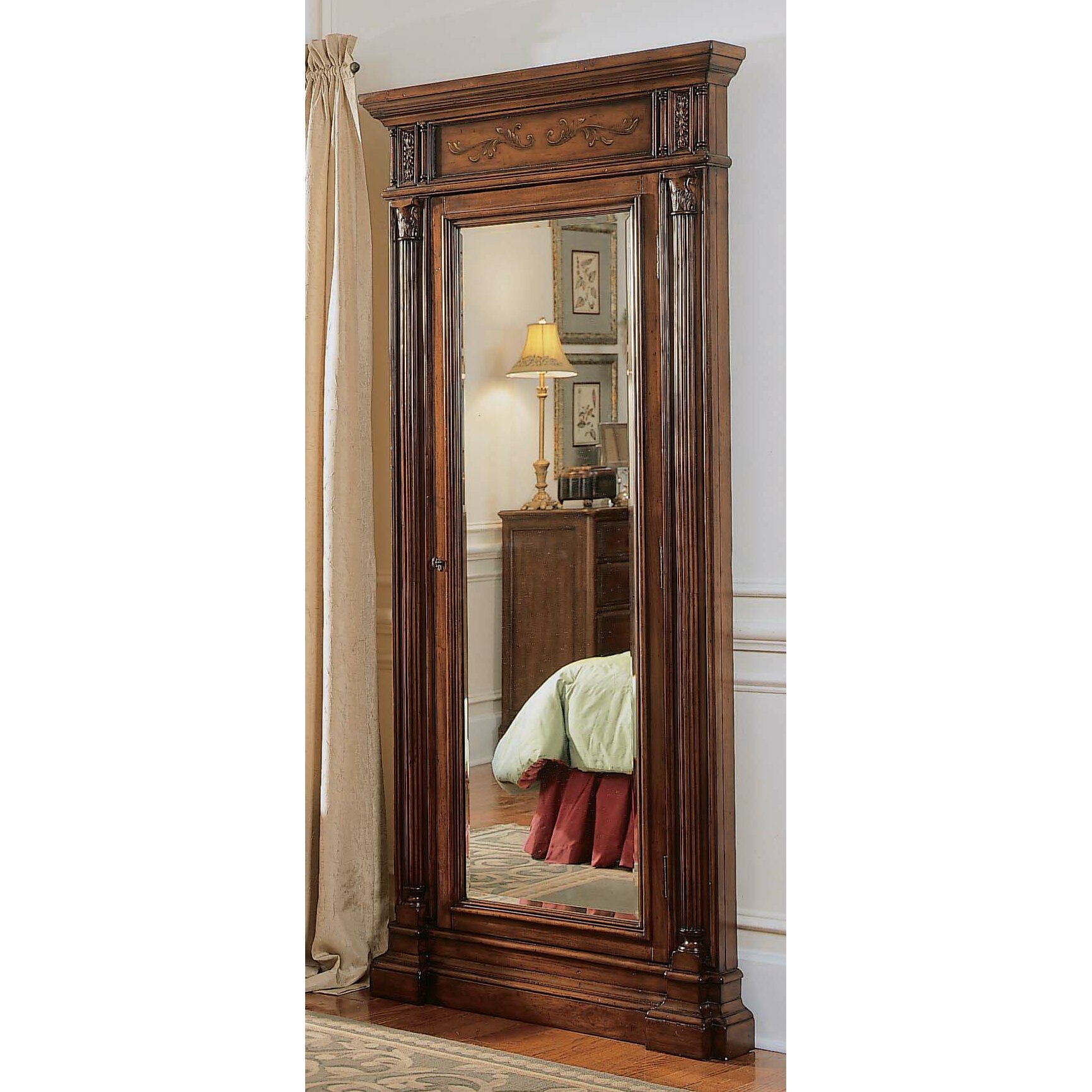 Hooker Furniture Seven Seas Jewelry Armoire with Mirror 