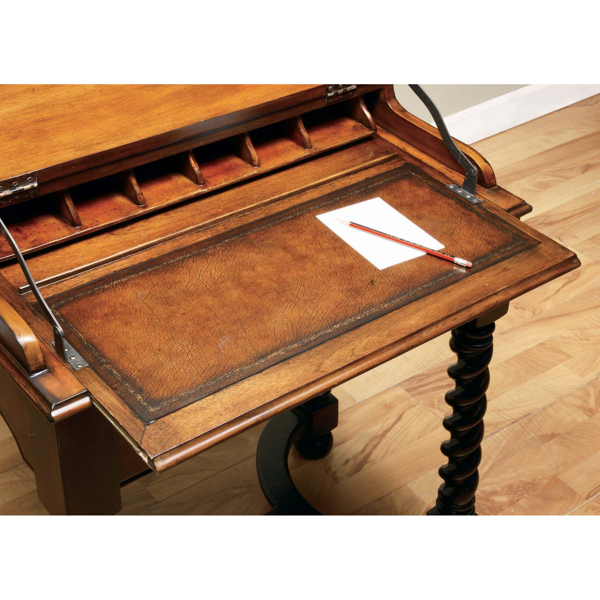 Hooker Furniture 7 Seas Jacobean Flip Top Writing Desk & Reviews Wayfair