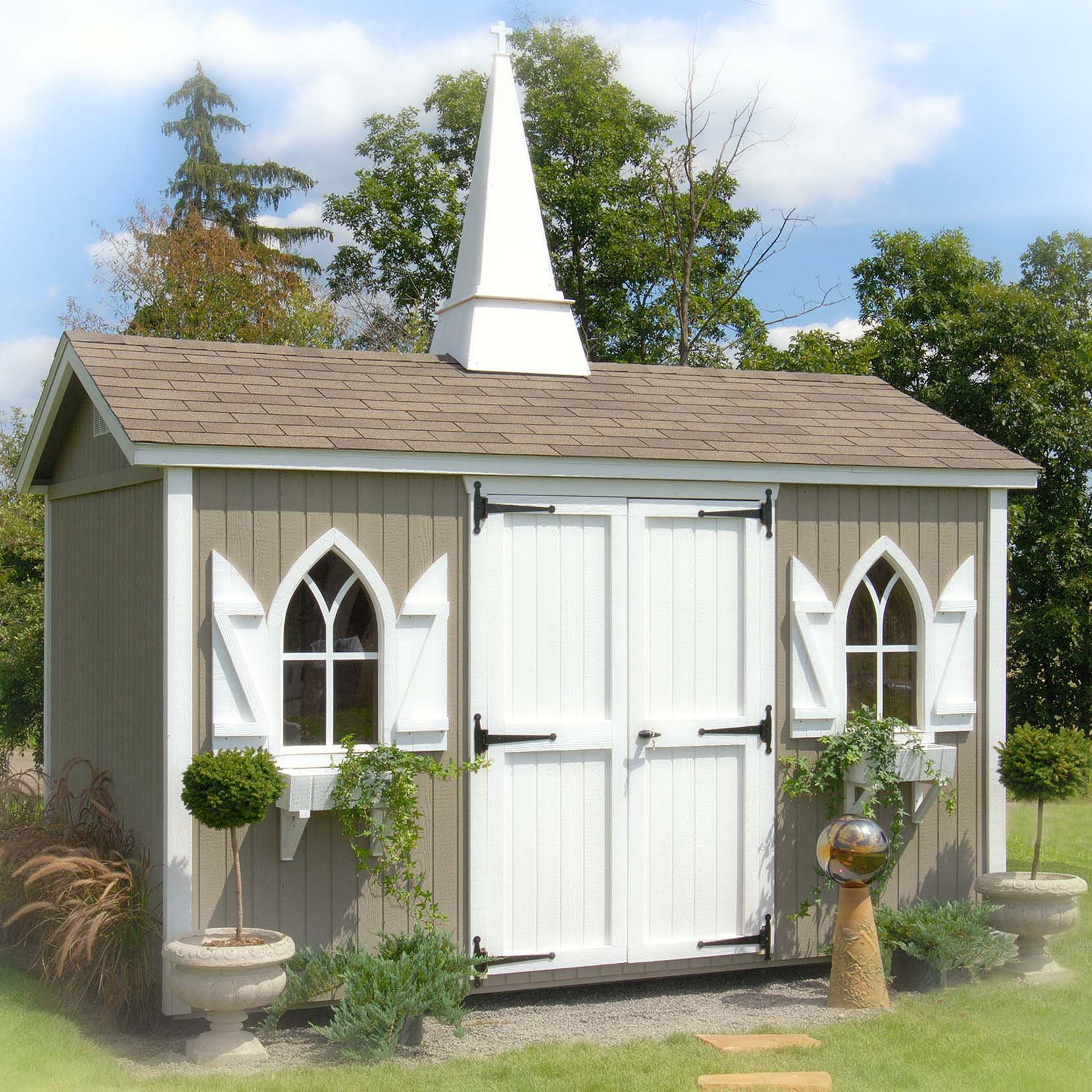 Classic 14 Ft. W x 10 Ft. D Wood Garden Shed Wayfair