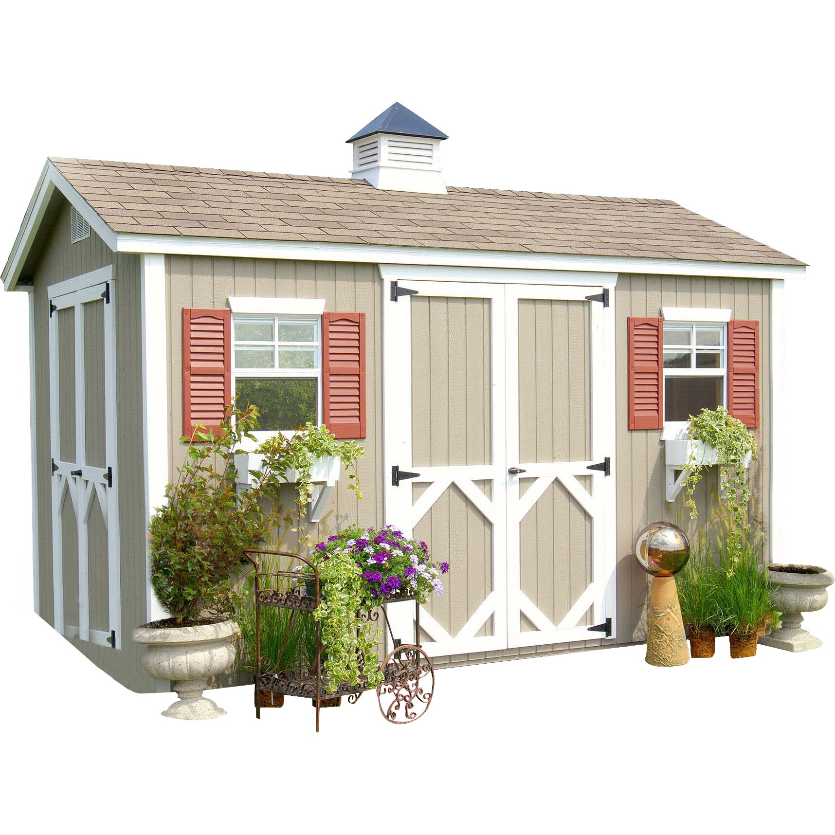 Little Cottage Company 8 Ft. W x 12 Ft. D Wood Garden Shed 