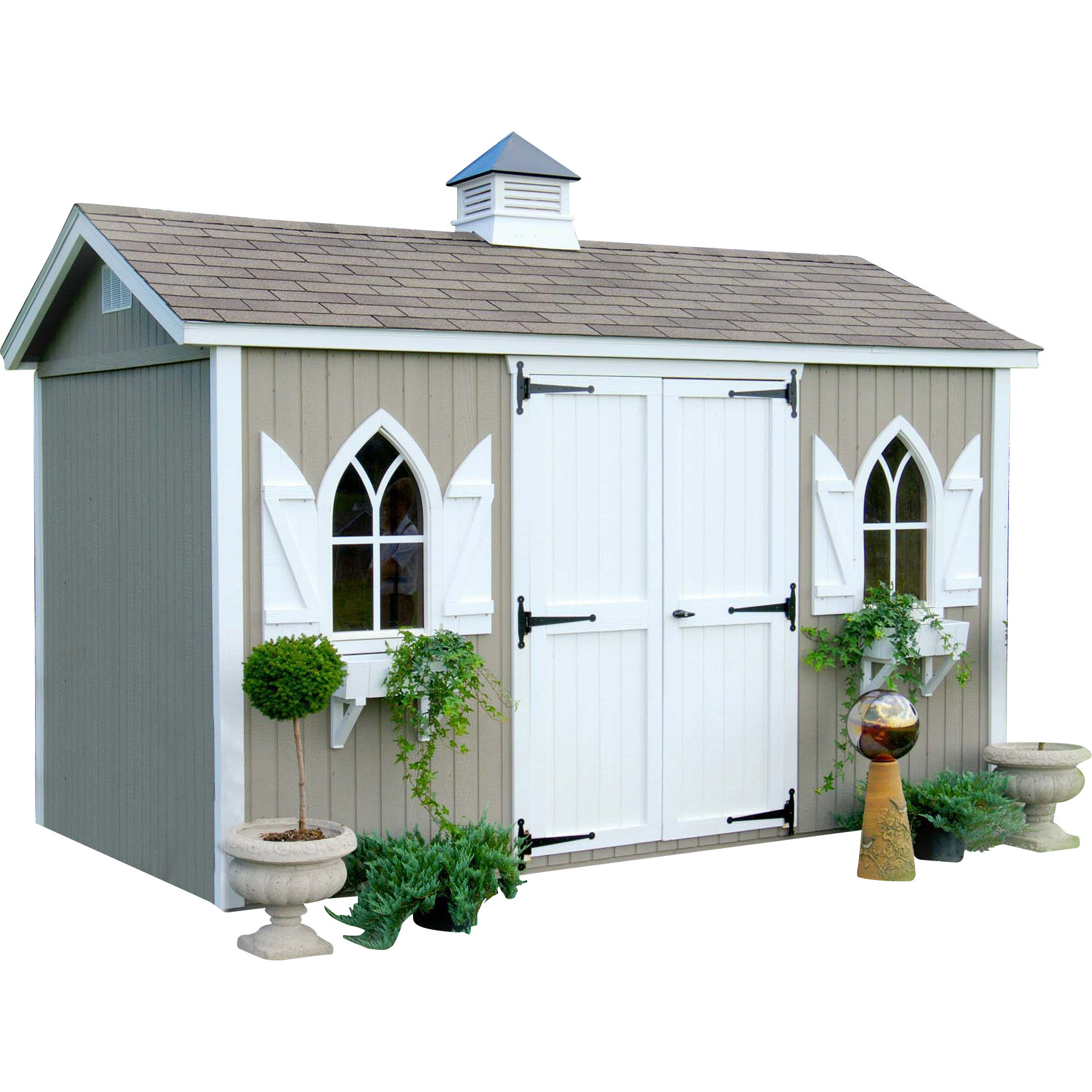 Classic 14 Ft. W x 10 Ft. D Wood Garden Shed Wayfair