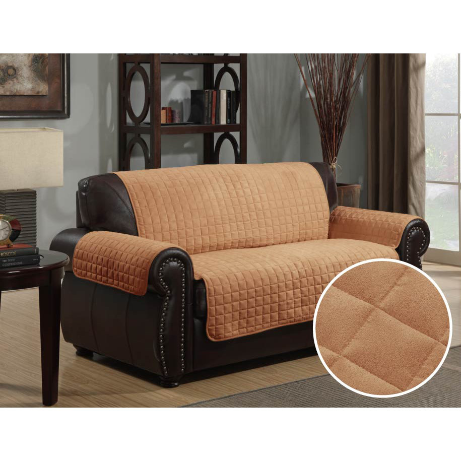 LaCozee Quilted Microfiber Sofa Slipcover & Reviews Wayfair