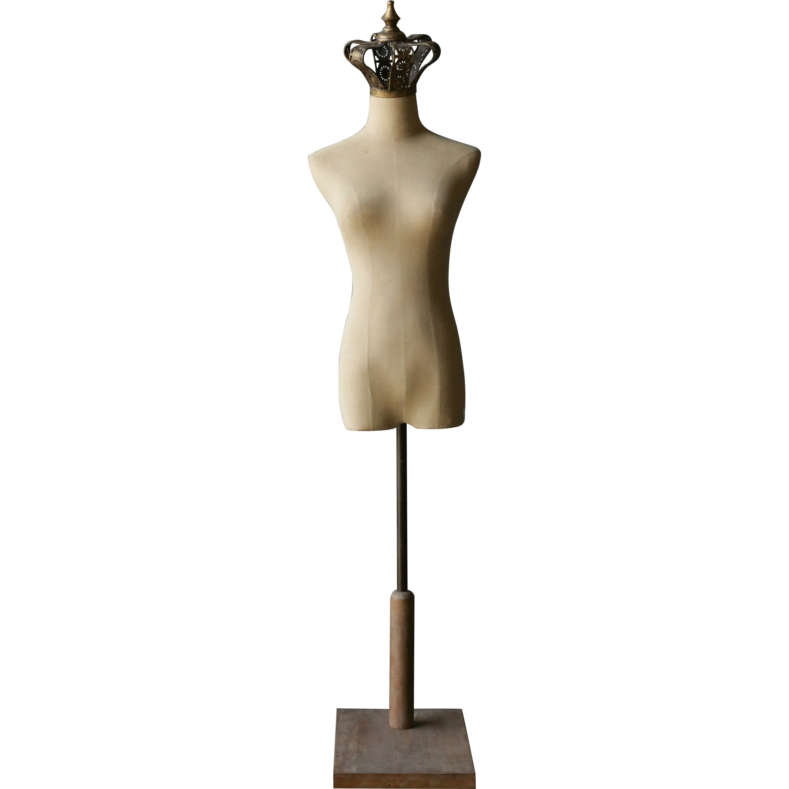 Chateau Mannequin with Crown Statue Wayfair