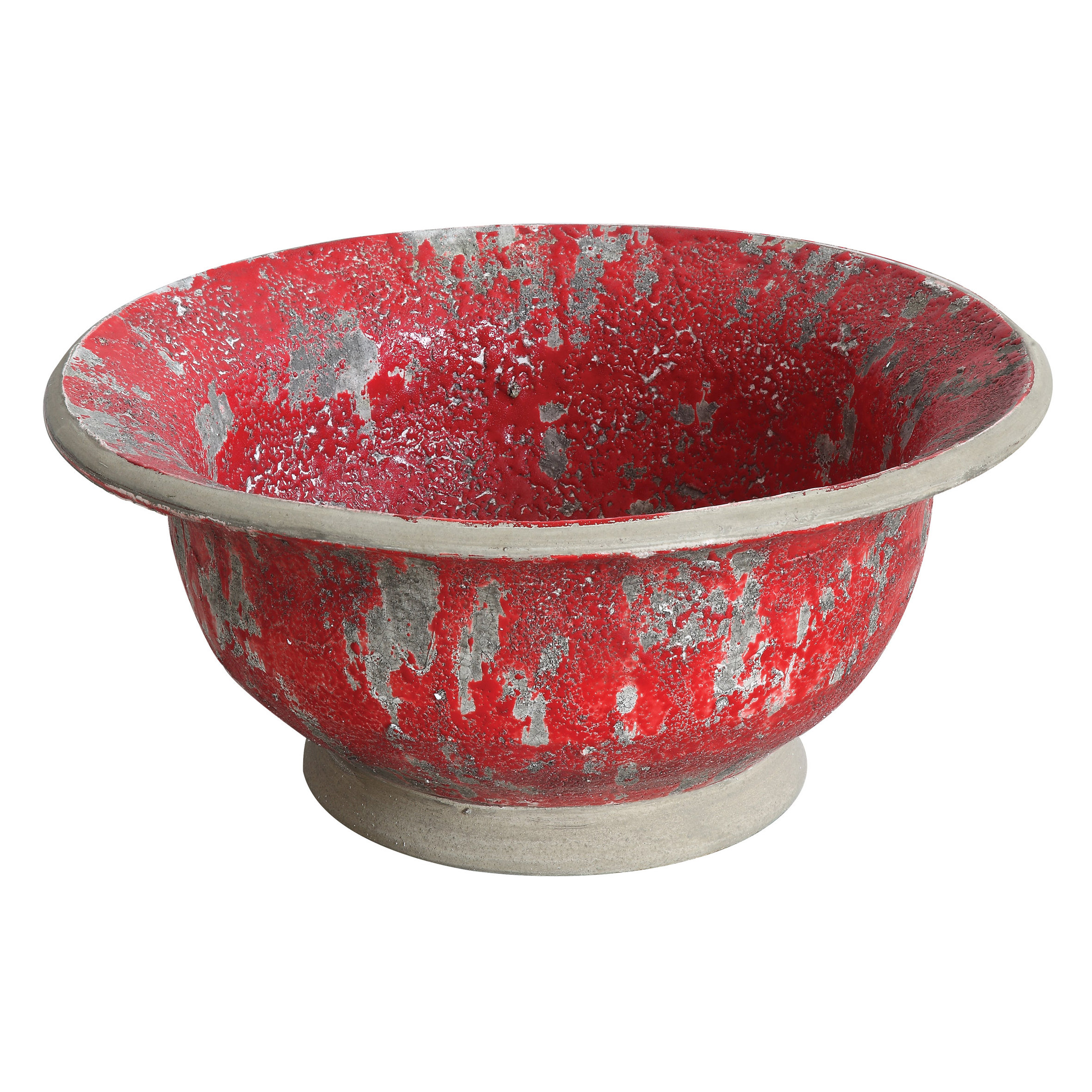 Country Round Decorative Terra Cotta Bowl Wayfair.ca