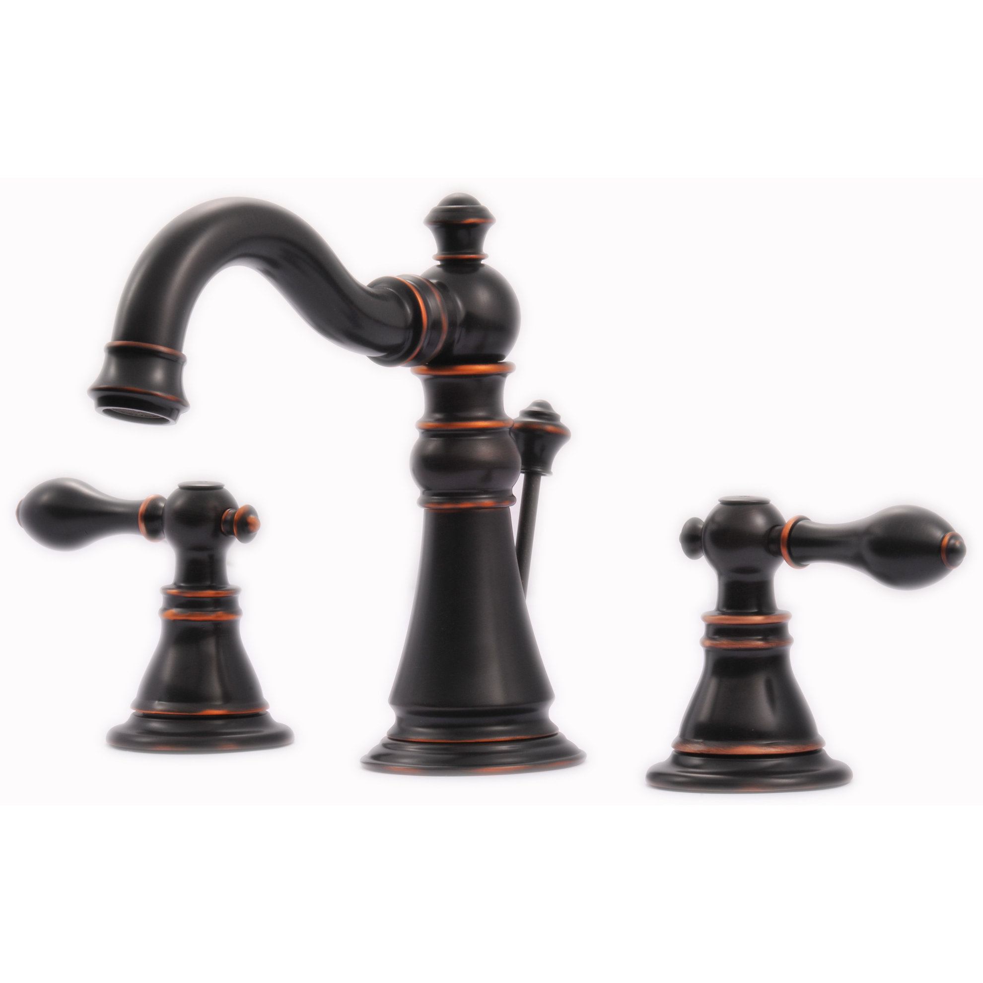 Ultra Faucets Widespread Bathroom Faucet with Double Handles & Reviews ...