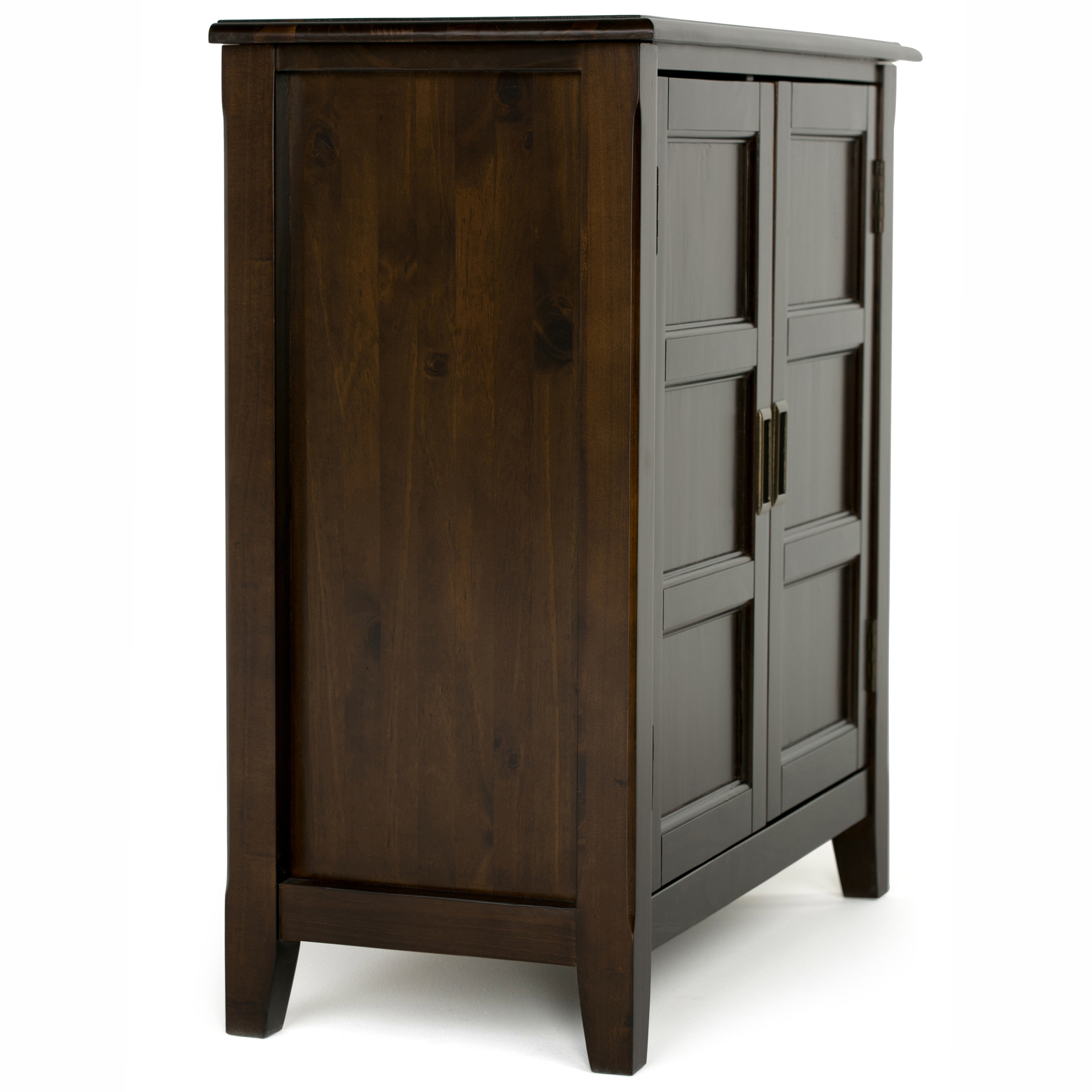 Simpli Home Burlington 2 Door Low Storage & Reviews Wayfair