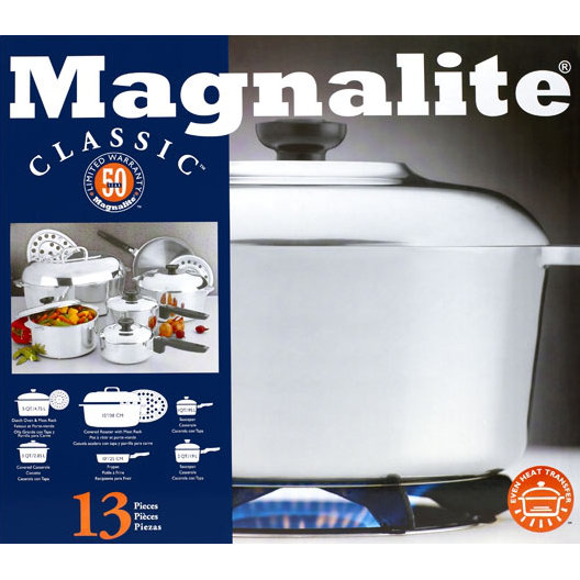 Magnalite Cookware Classic Cast Aluminum 13 Piece Classic Cookware Set & Reviews Wayfair
