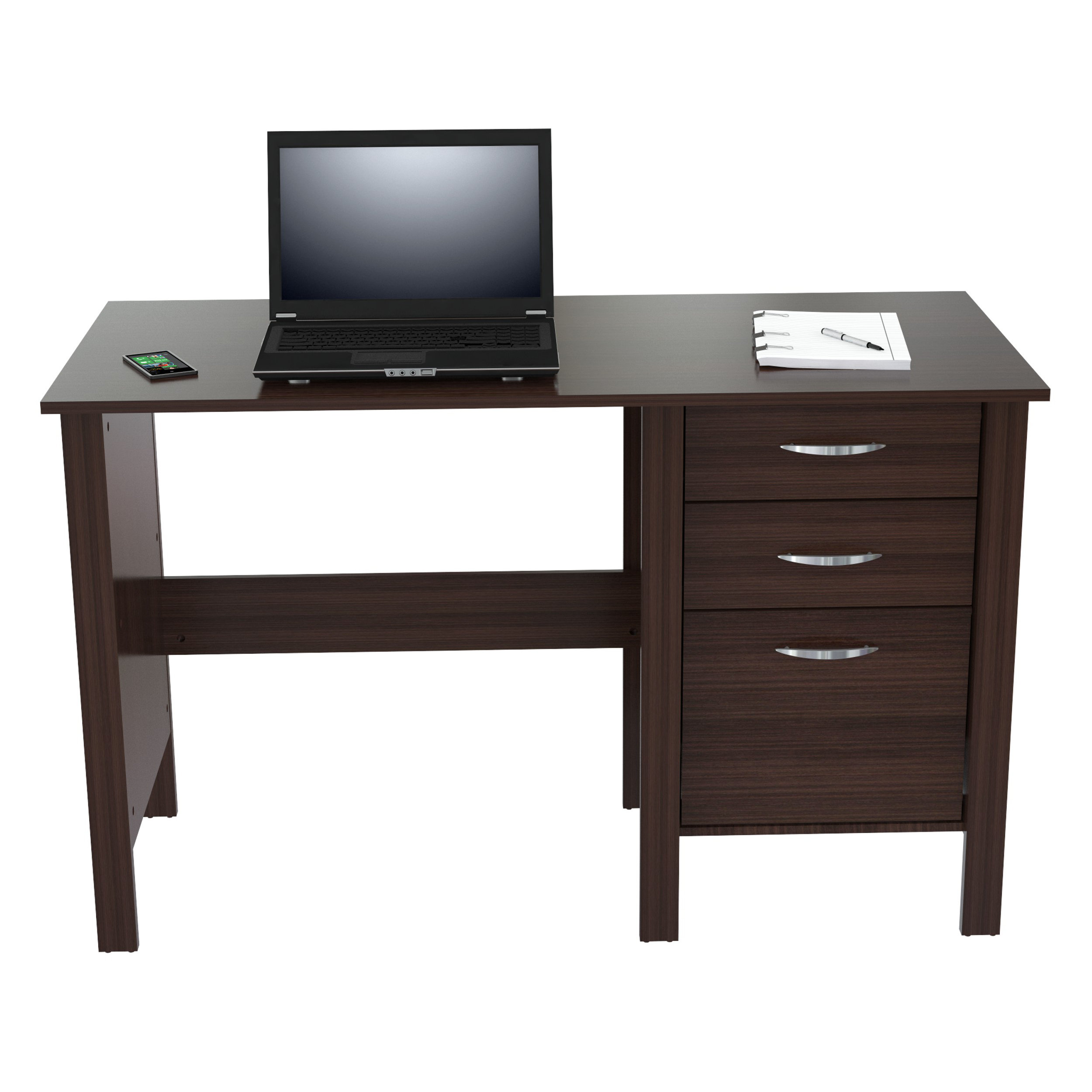 Computer Desk with 3 Drawers Wayfair