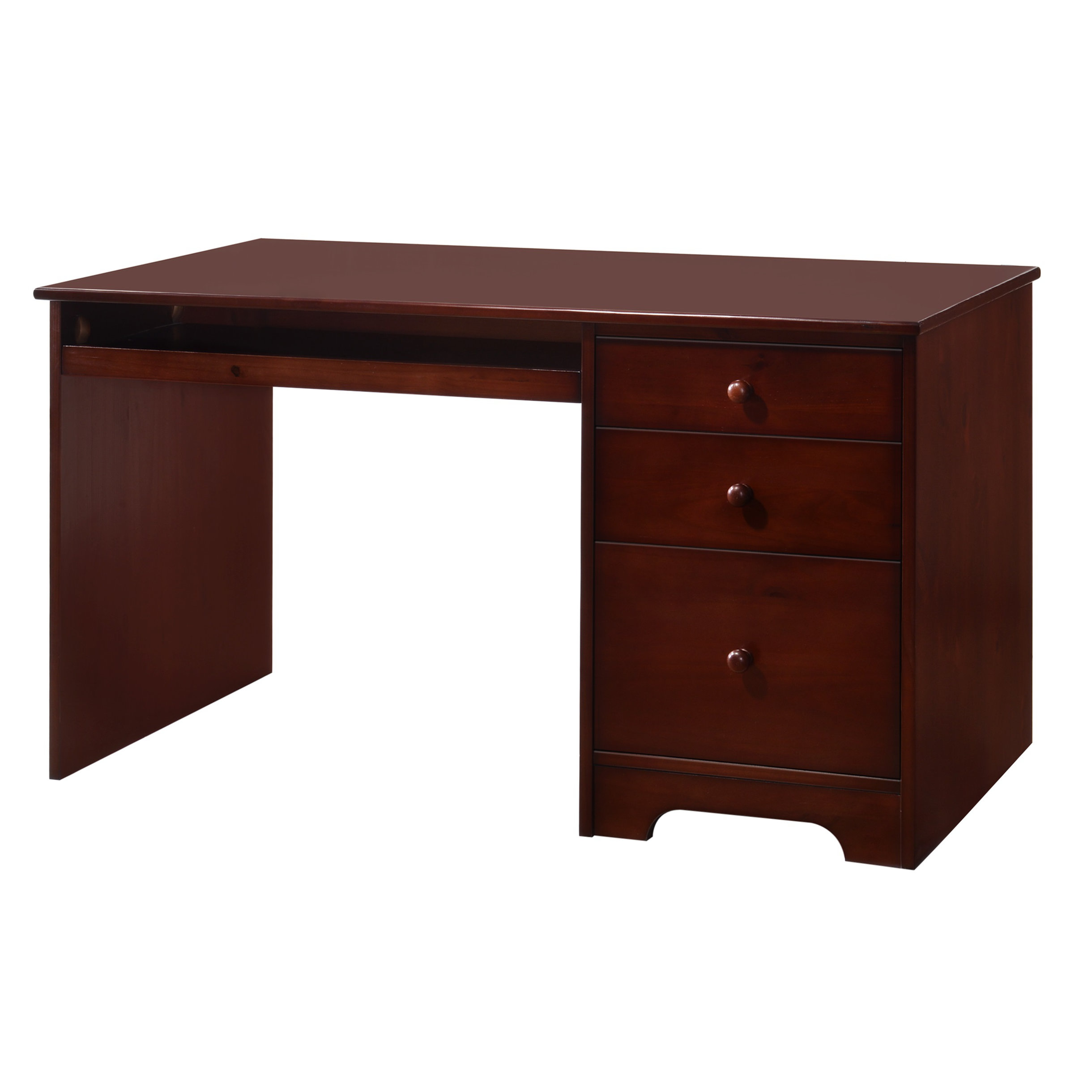 Lakecrest Desk with Slideout Keyboard Tray Wayfair