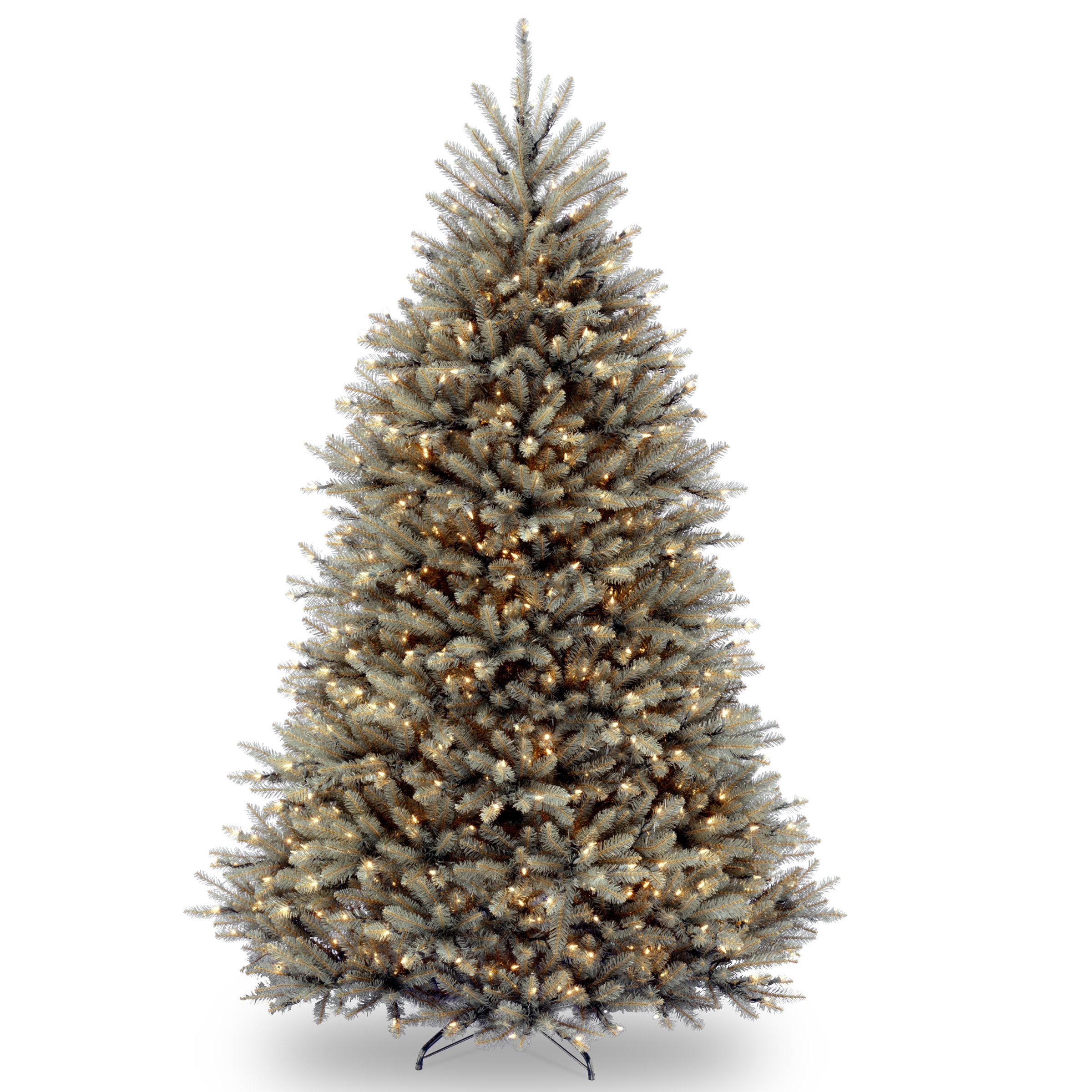 National Tree Co. Dunhill Blue Fir 7.5' Hinged Green Artificial