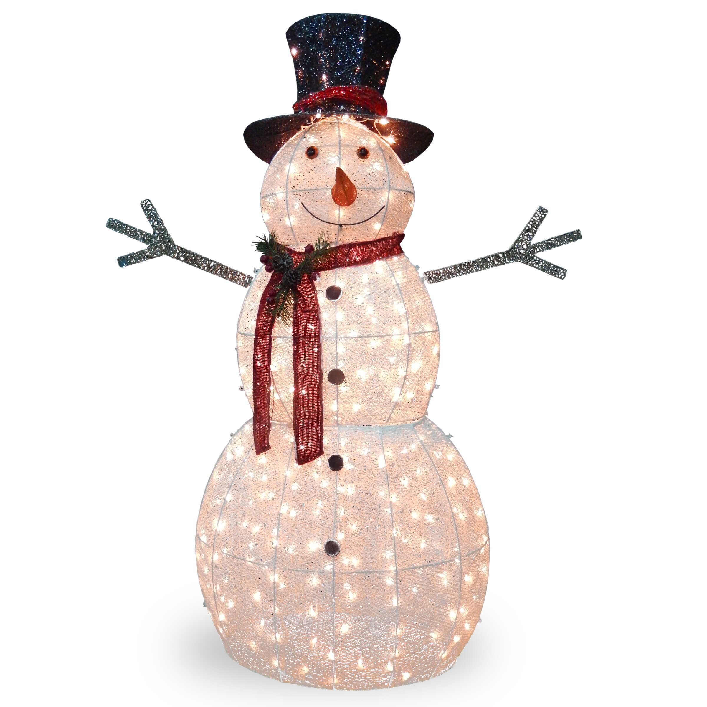 Crystal Snowman Christmas Decoration | Wayfair