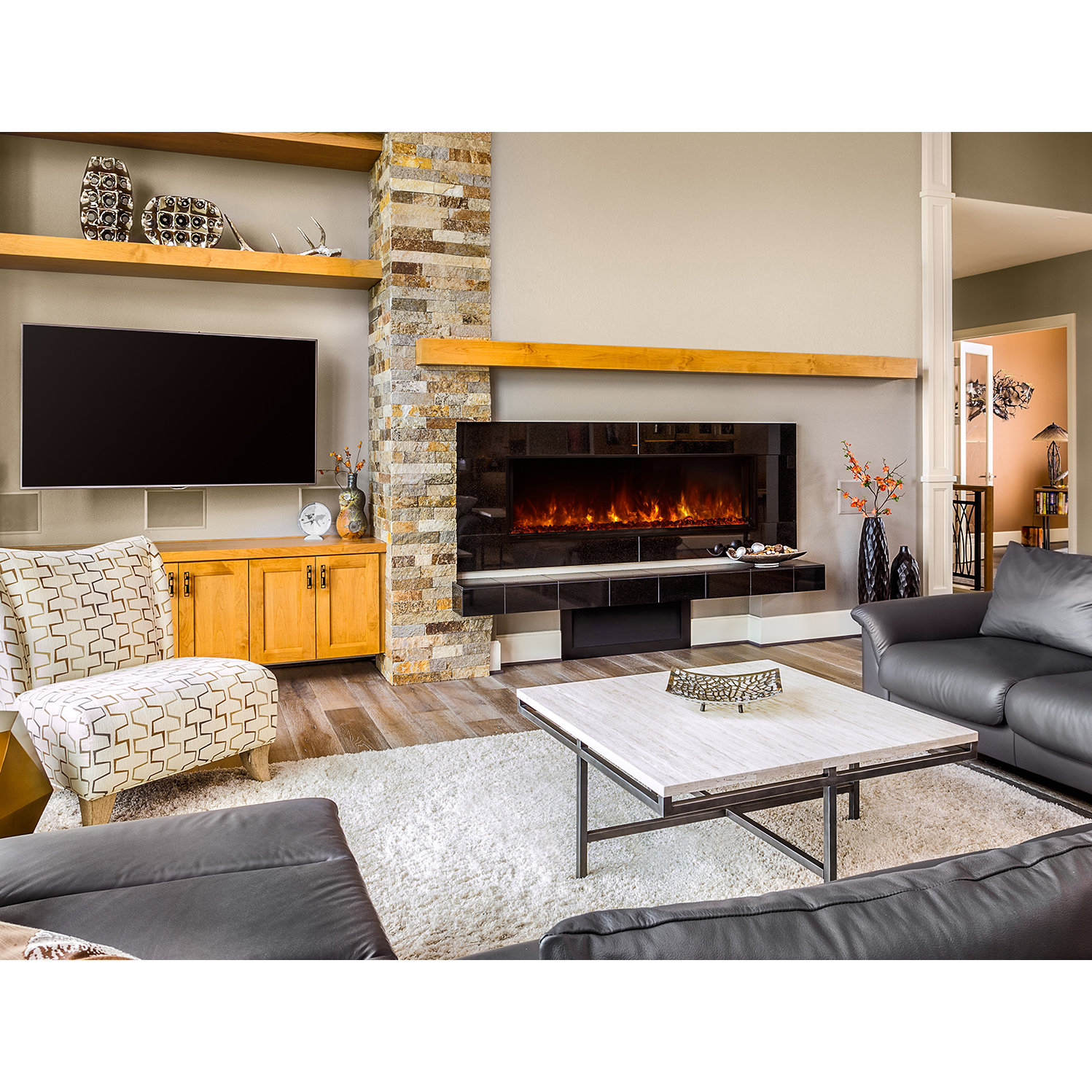 Landscape FullView Series Electric Fireplace Wayfair