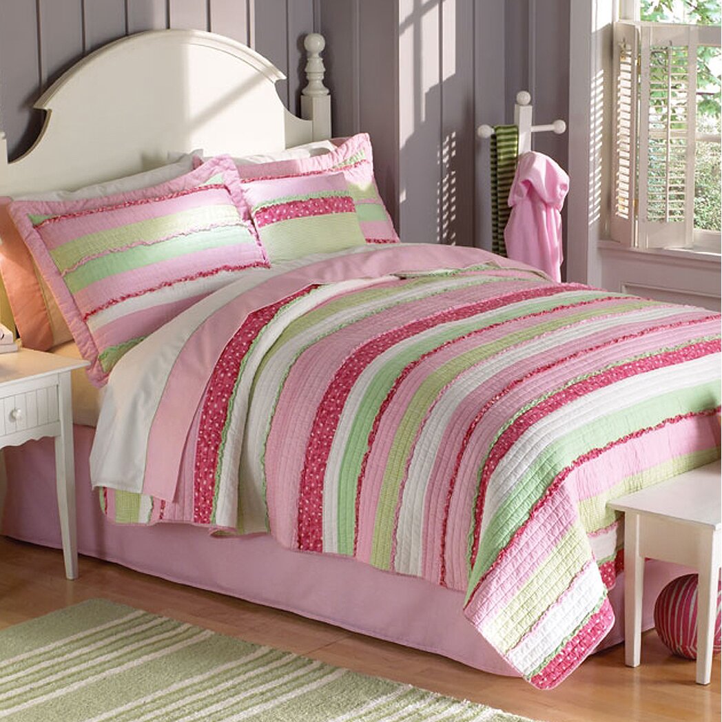 Annas Ruffle Quilt Set 