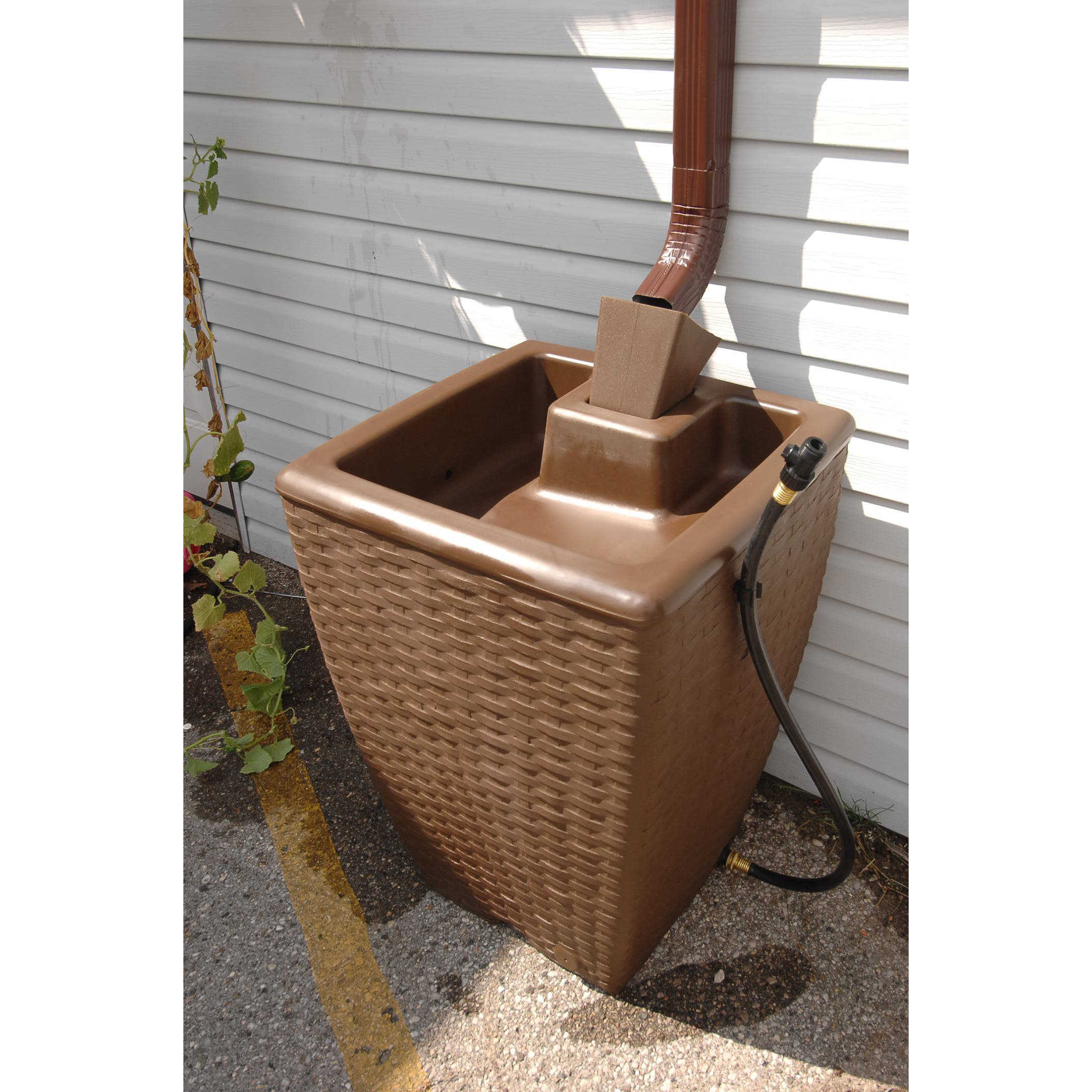 Yimby 50 Gallon Wicker Style Rain Barrel Wayfair