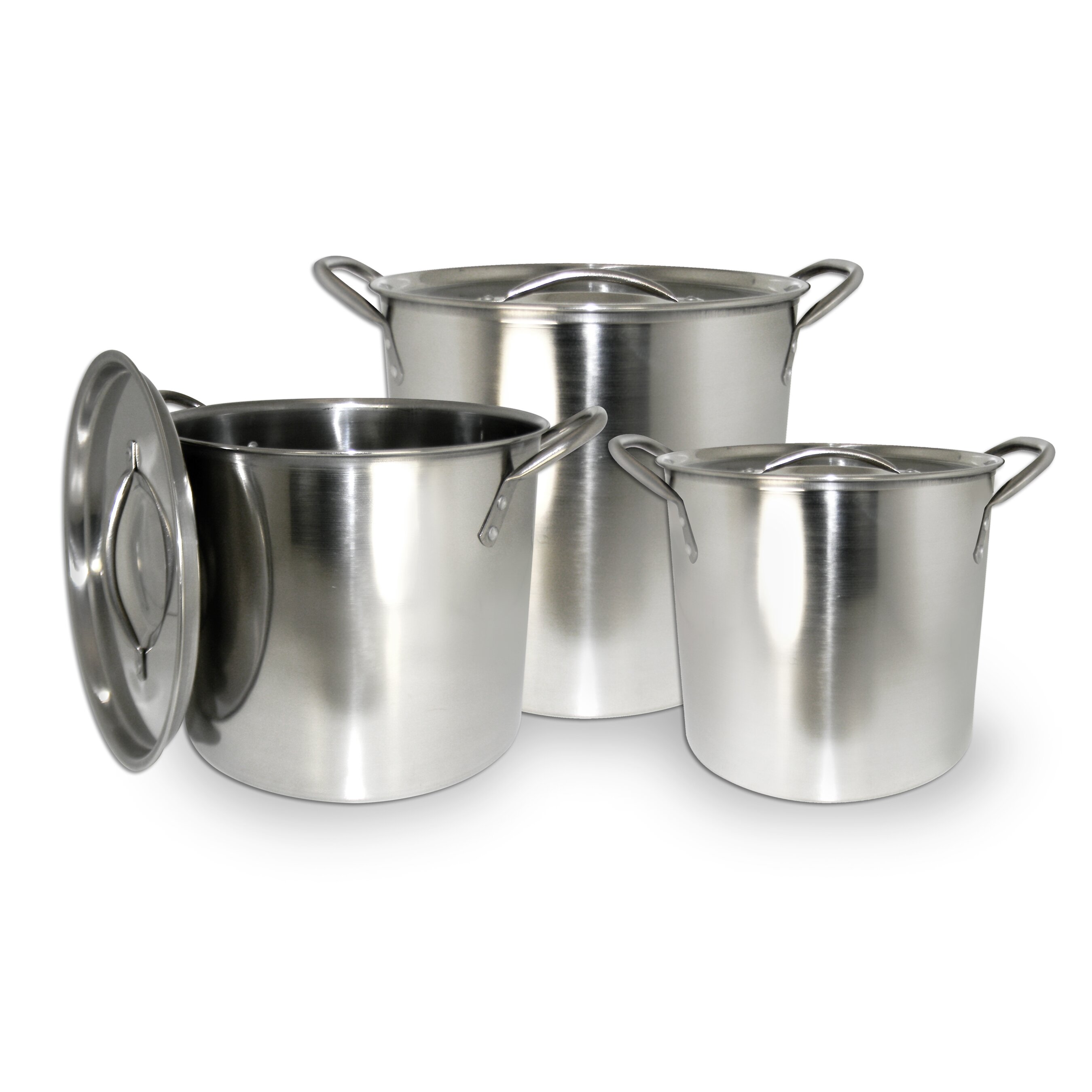 Cook Pro 6 Piece Stock Pot Set & Reviews | Wayfair