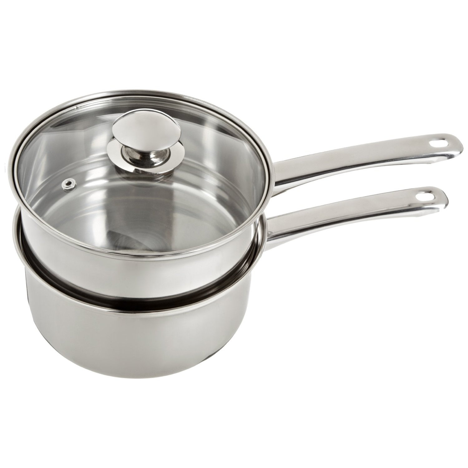 3 Piece 2.5 Qt. Double Boiler with Lid Wayfair