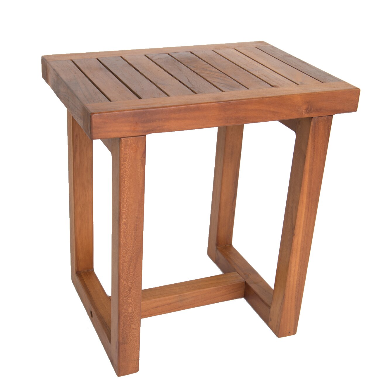 Aqua Teak Spa Teak Shower Stool & Reviews | Wayfair