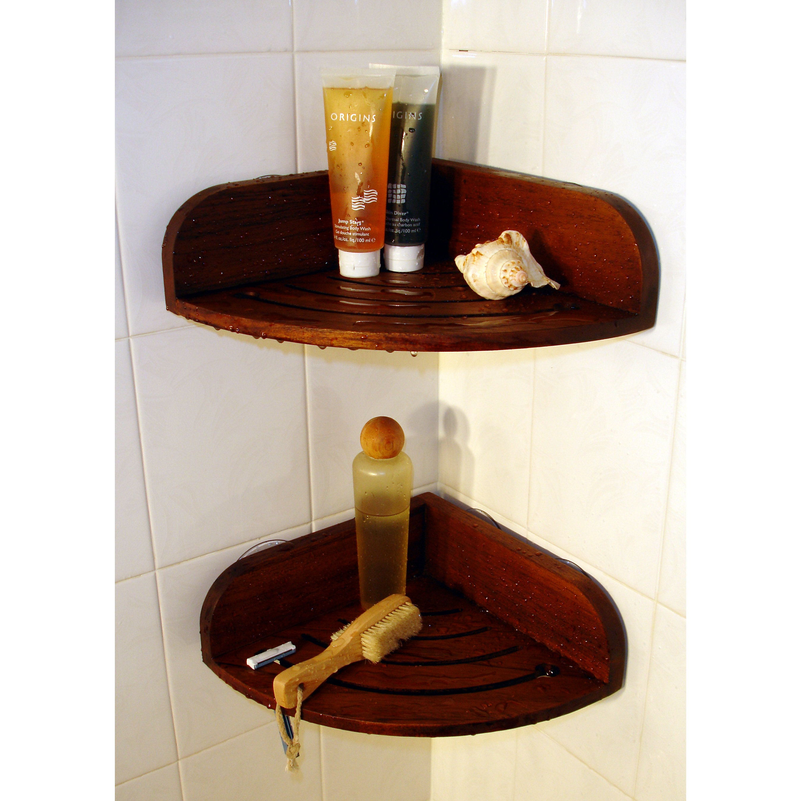 aqua teak shelf