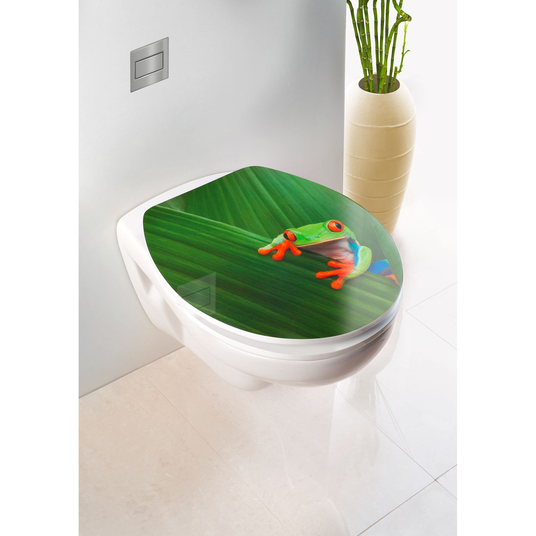 Frog Elongated Toilet Seat Wayfair UK