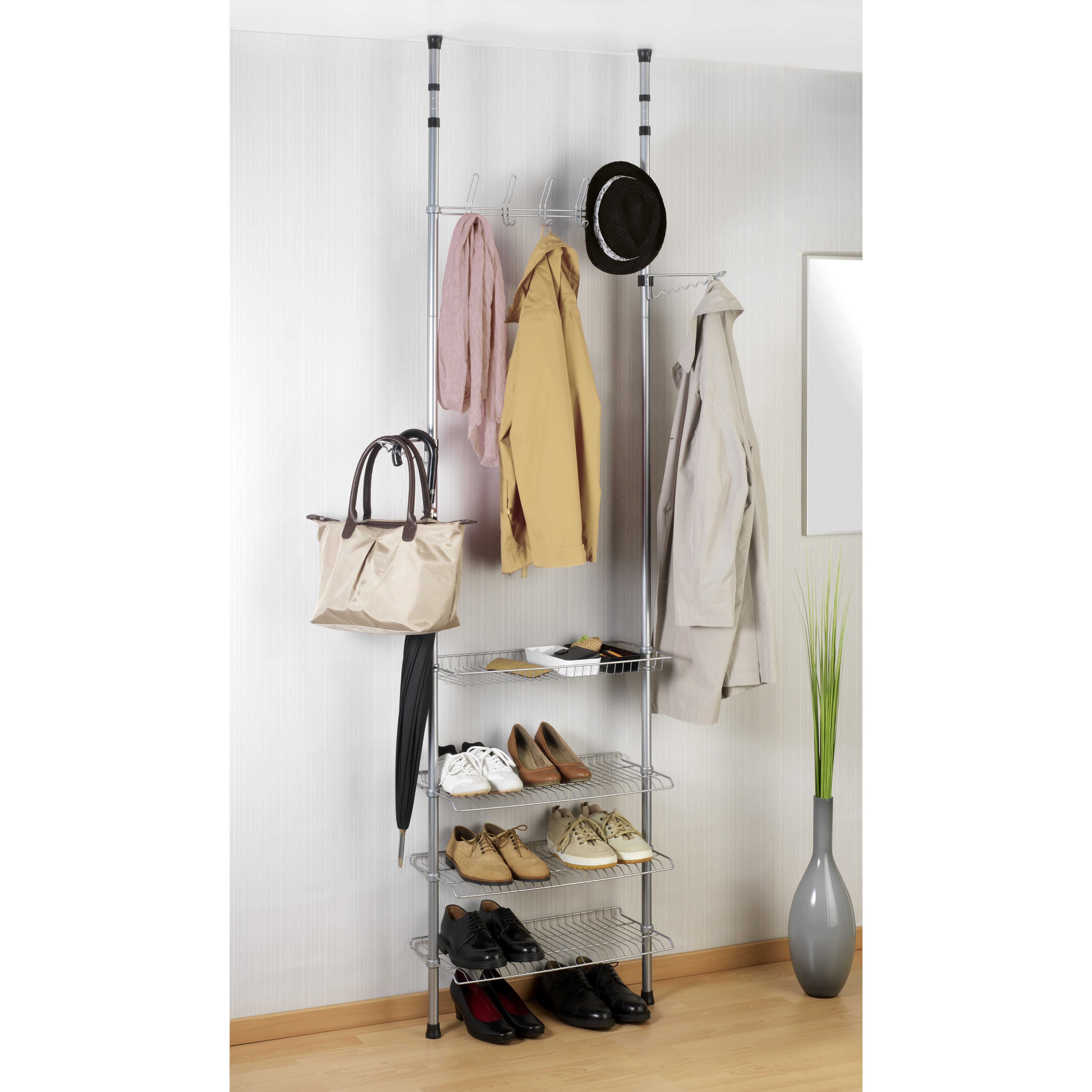 Apollon Telescopic Clothes Rack Wayfair UK