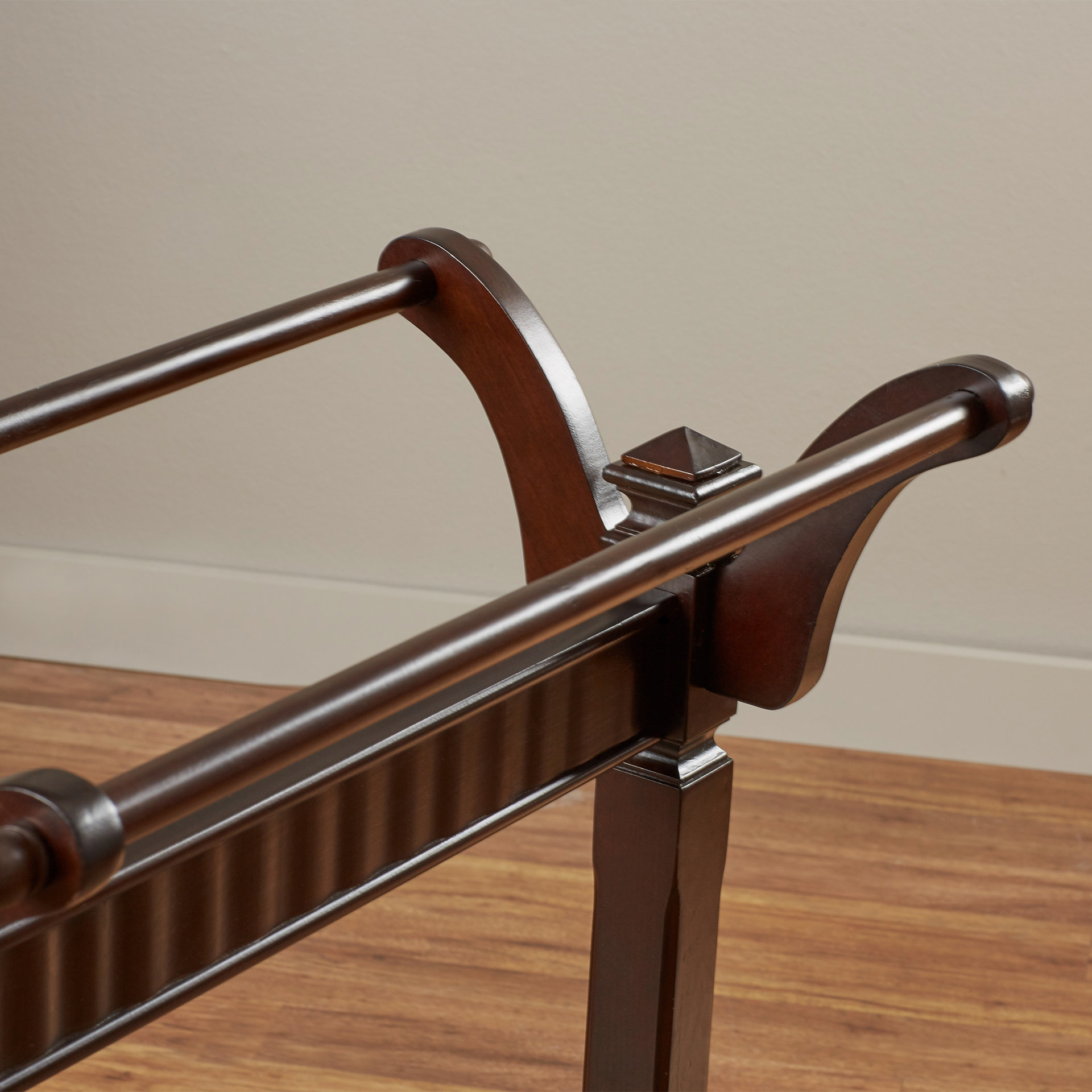 Powell Merlot Quilt Rack & Reviews Wayfair