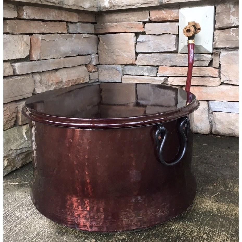 Deeco Copper Plated Steel Hose Storage Pot & Reviews Wayfair