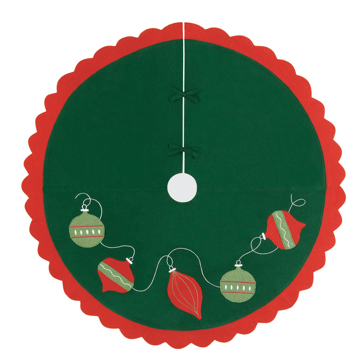 C & F Enterprises Ornaments Felt Christmas Tree Skirt & Reviews Wayfair