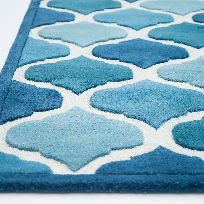 Brighton Cobalt Blue Area Rug Wayfair