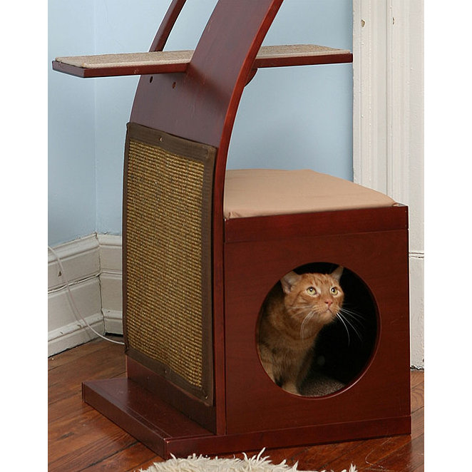 The Refined Feline 69" Lotus Cat Tree & Reviews Wayfair