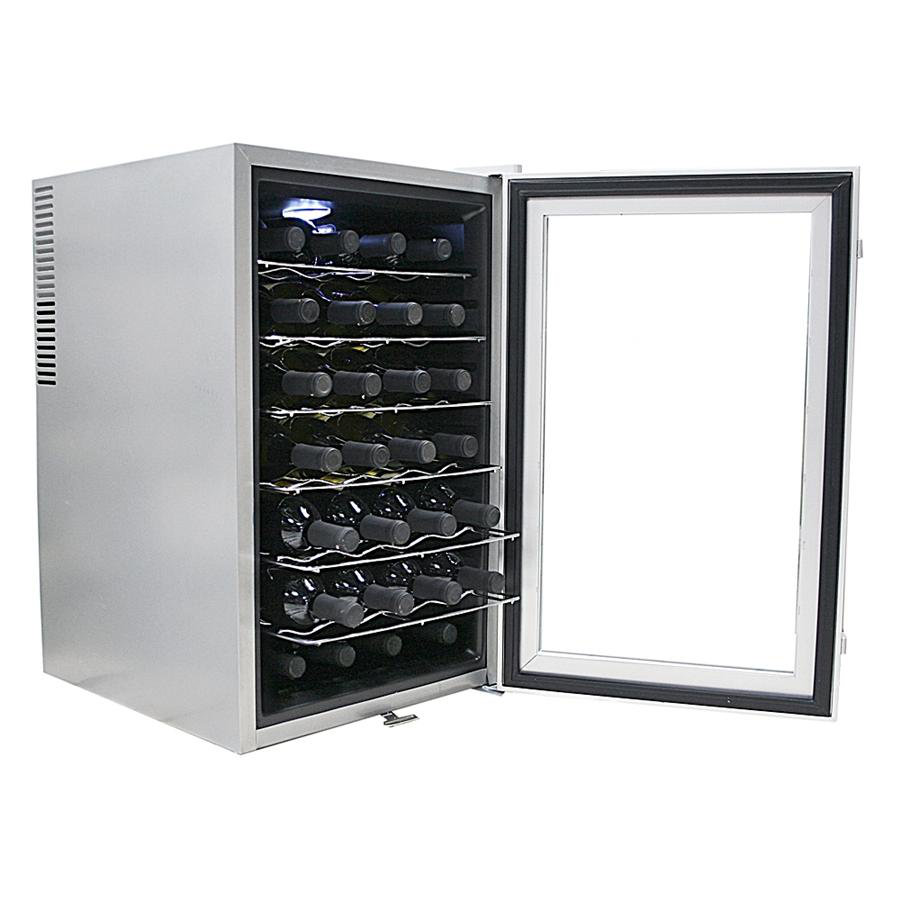Whynter 28 Bottle Single Zone Freestanding Wine Refrigerator & Reviews