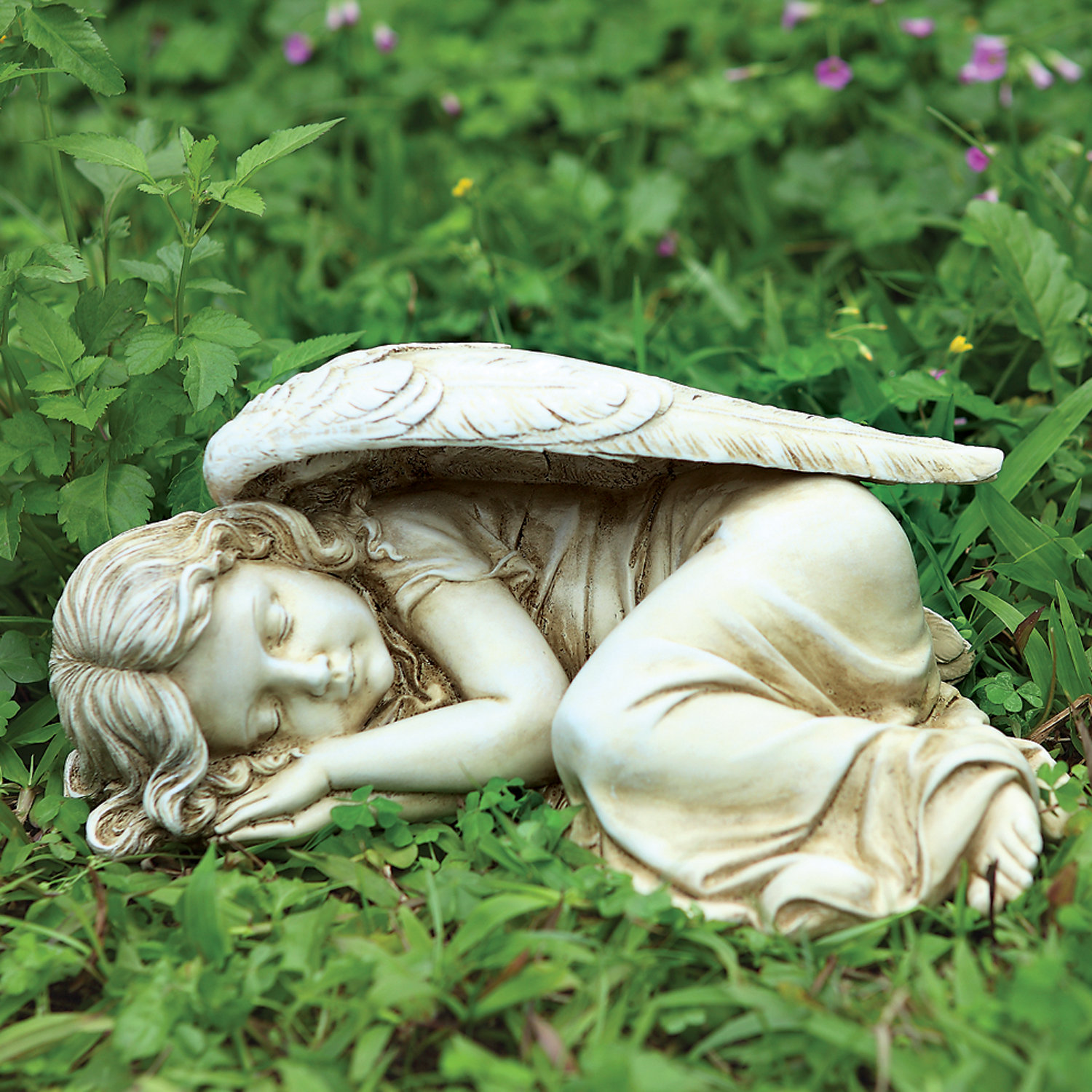 Joseph's Studio Sleeping Garden Angel Statue & Reviews Wayfair