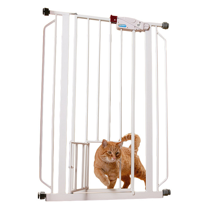 Extra Tall Pet Gate with Door Wayfair