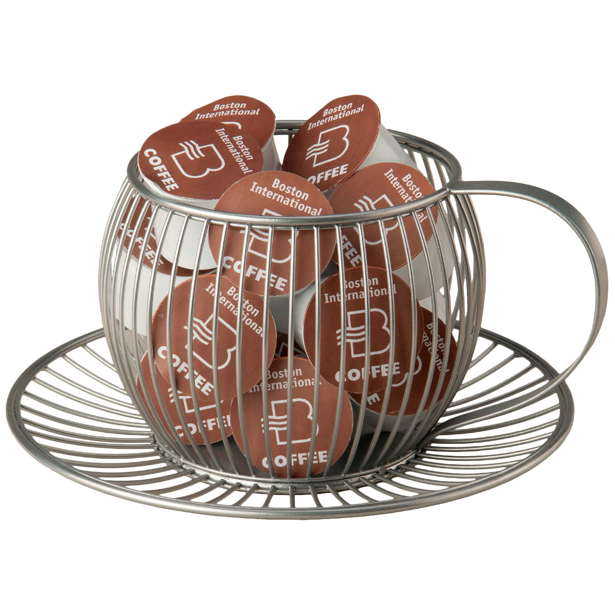 Boston International Wire Cup & Saucer KCup Pod Holder & Reviews Wayfair