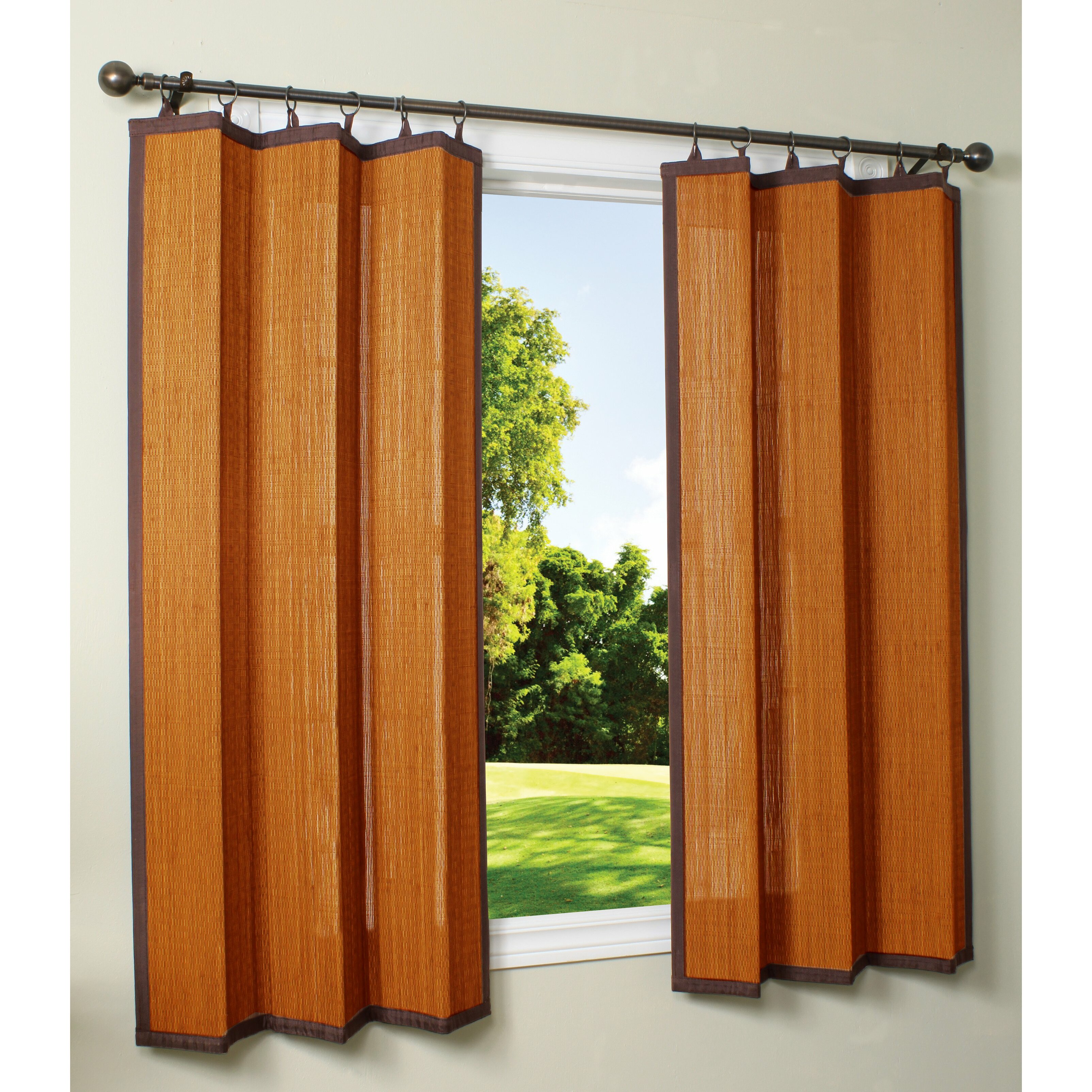 Bamboo Indoor/Outdoor Curtain Panel  Joss  Main