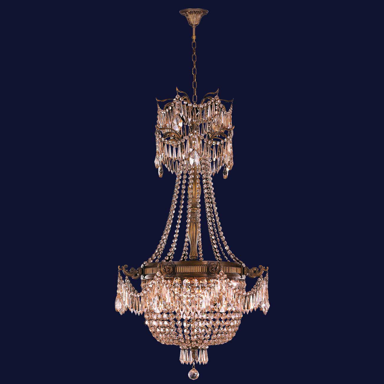Worldwide Lighting Winchester 4 Light Crystal Chandelier & Reviews