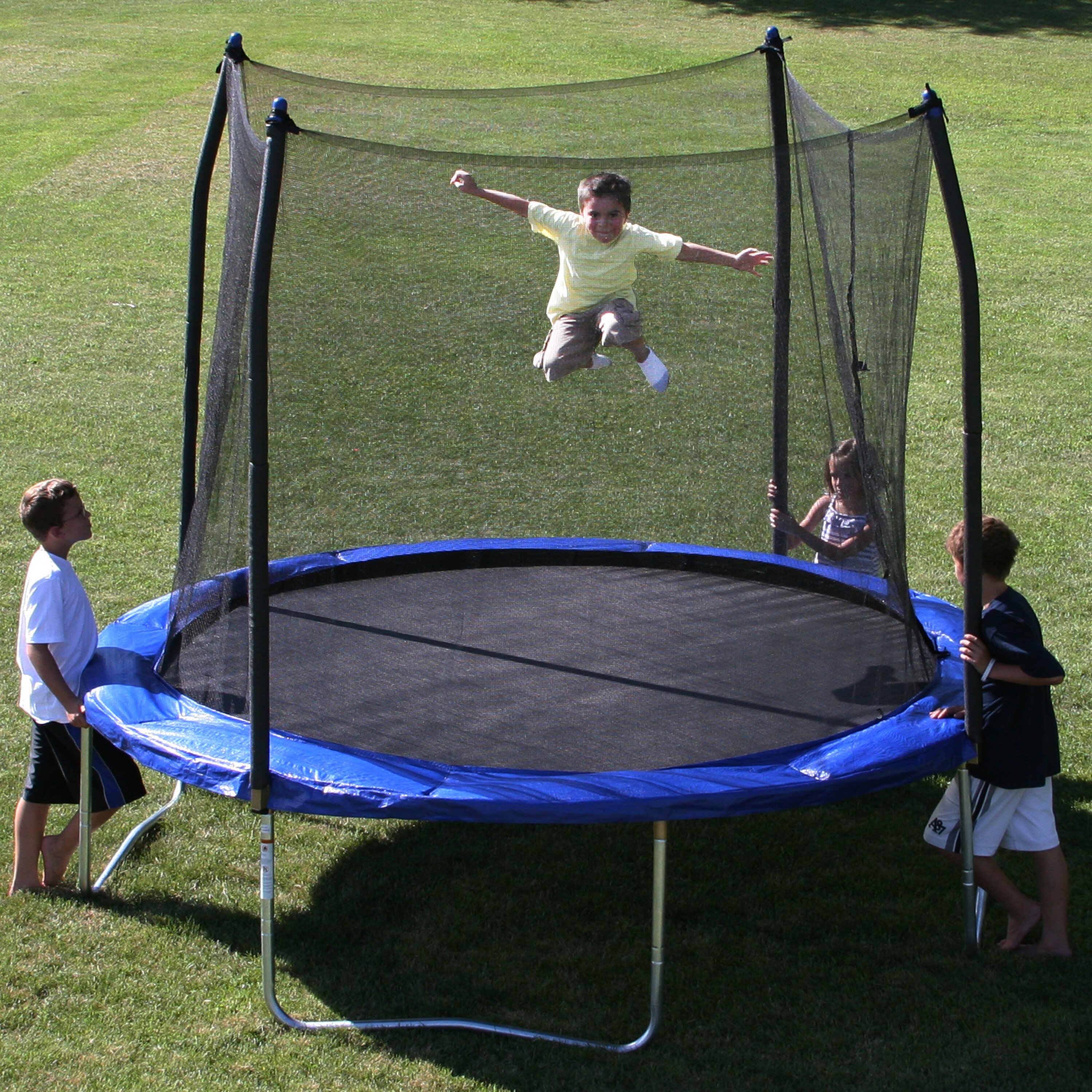 10' Round Trampoline with Safety Enclosure Wayfair