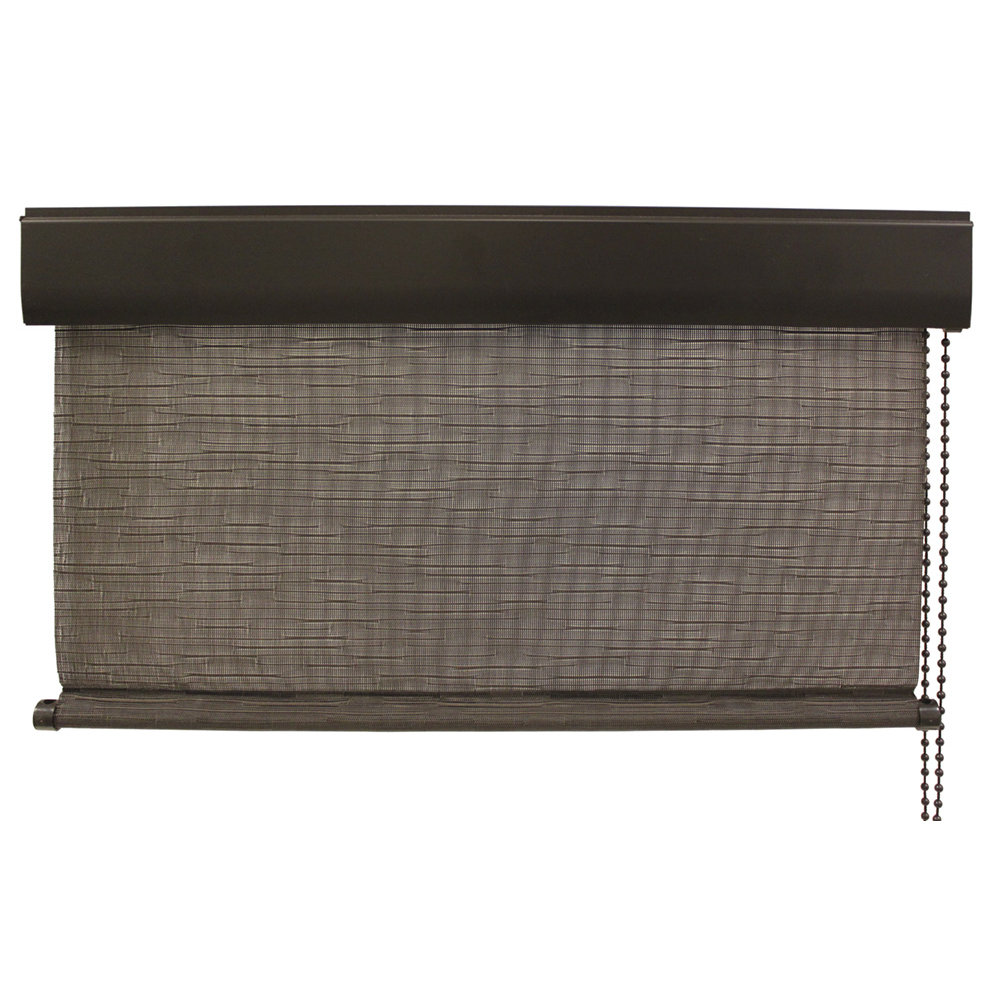 Outdoor Cord Operated Solar RollUp Shade Wayfair