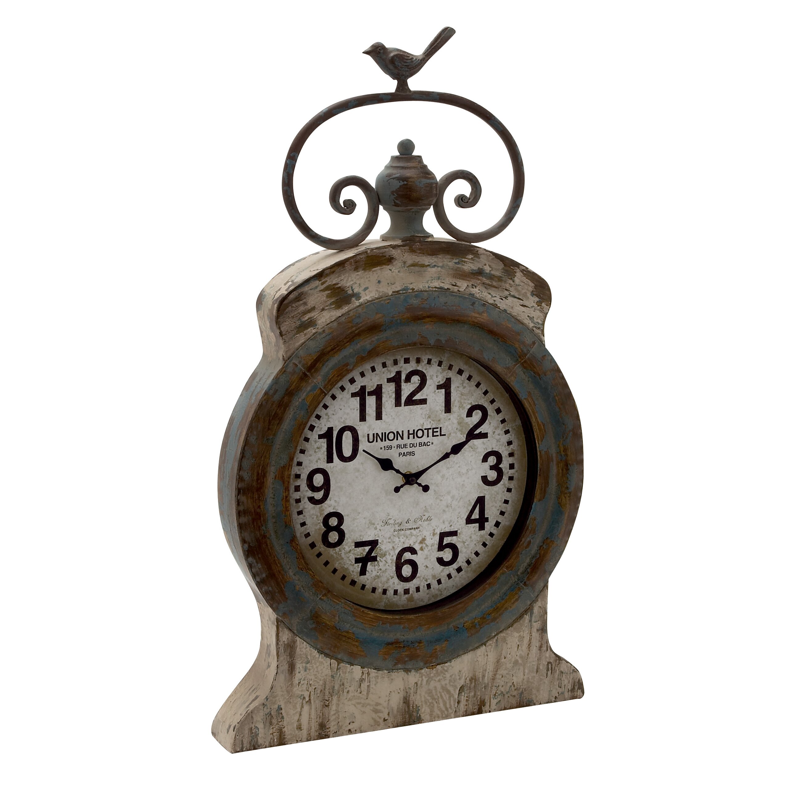 Woodland Imports Rustic and Artistic Metal Wall Clock