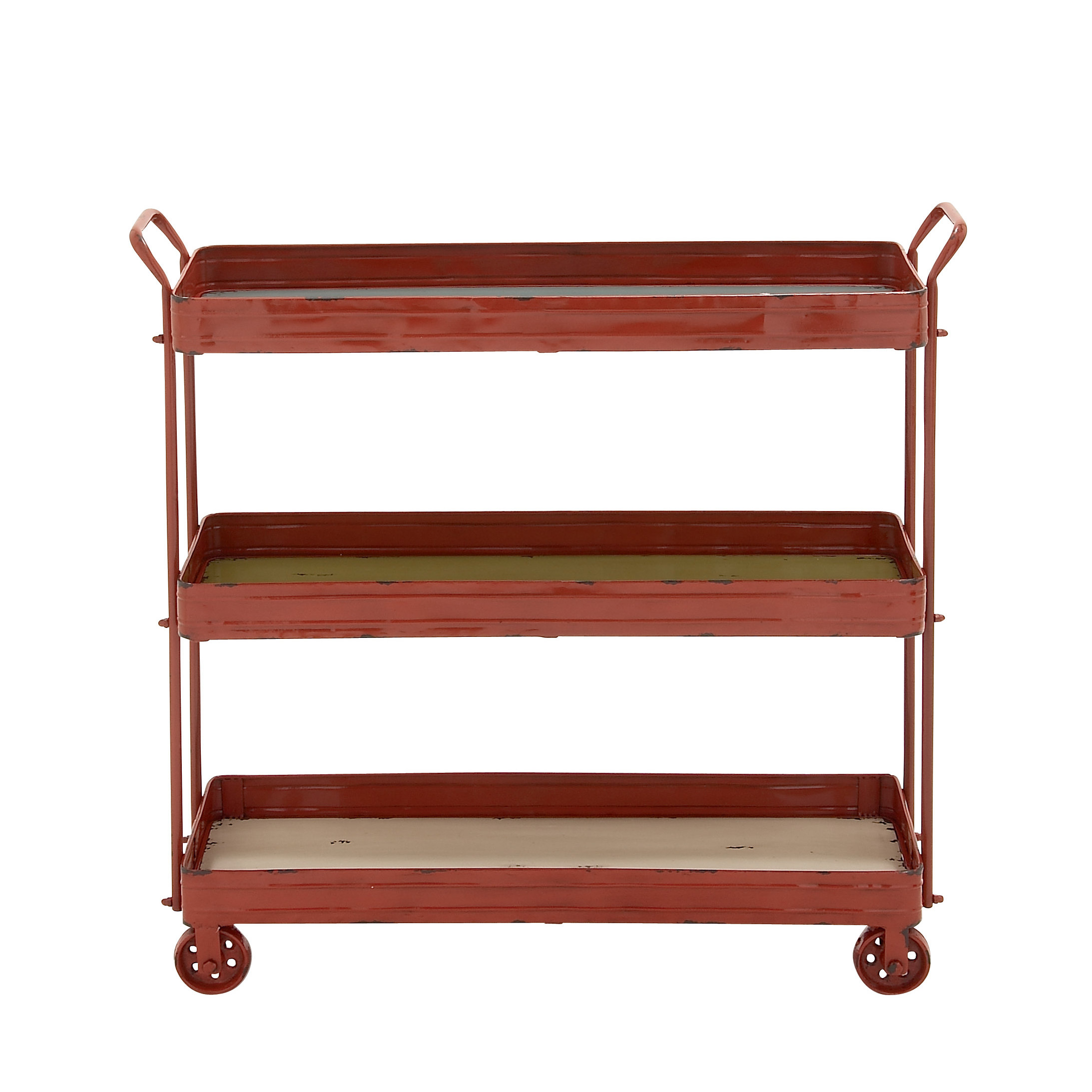 Woodland Imports Simply Distinctive Serving Cart & Reviews Wayfair